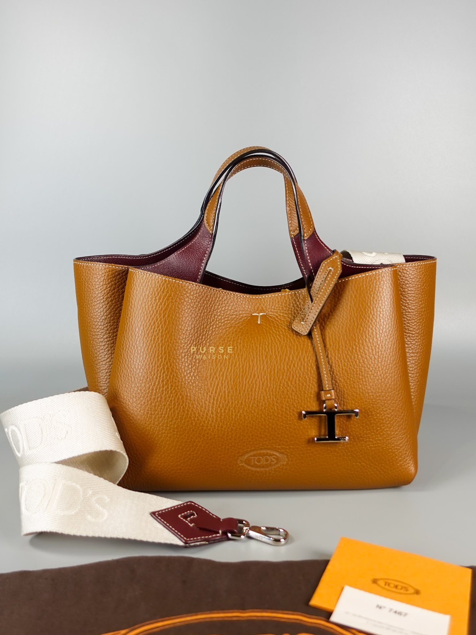 Tod's Woman Brown Leather Bag | Purse Maison Luxury Bags Shop