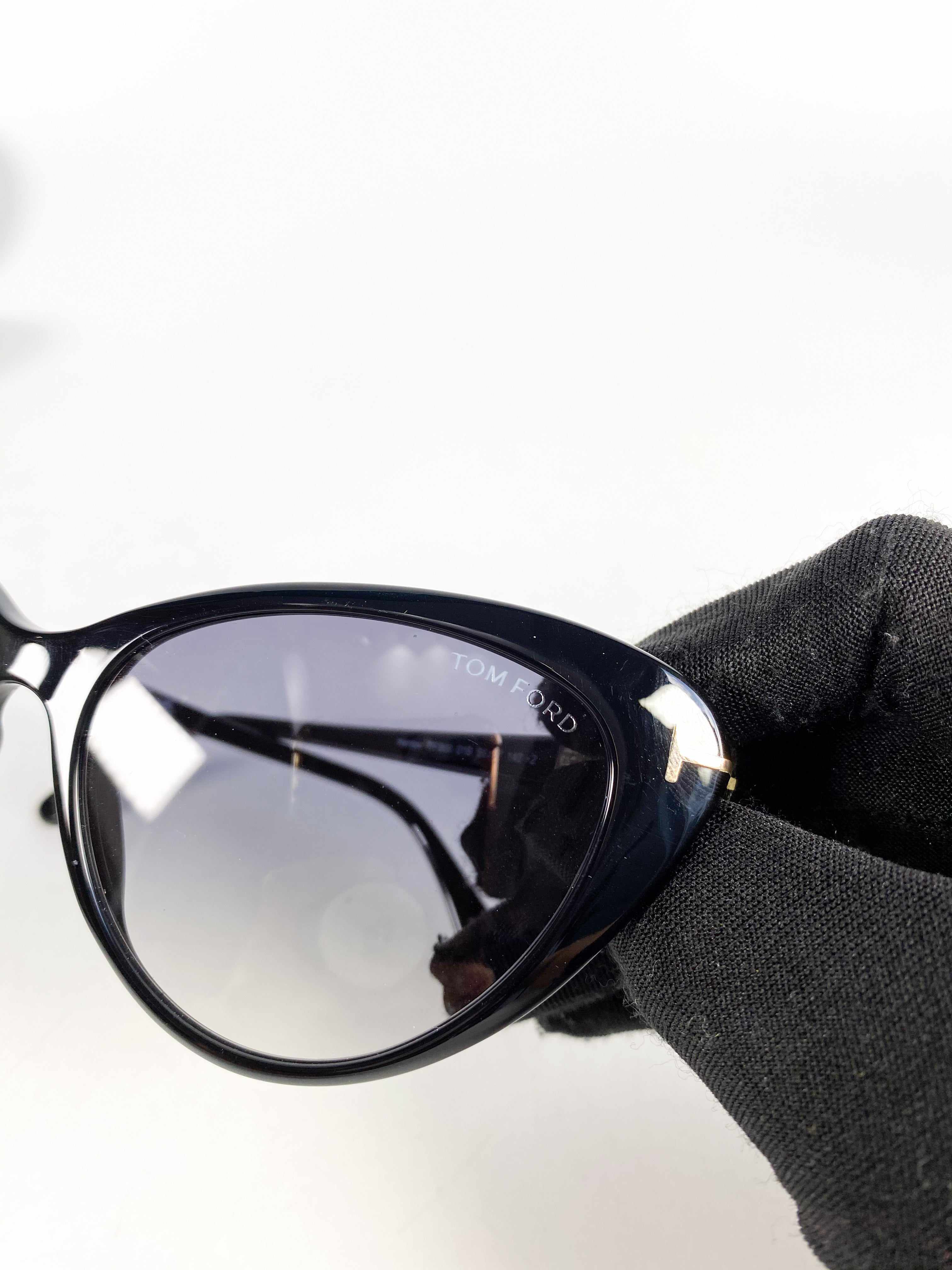 Tom Ford Harlow Black Sunglasses
