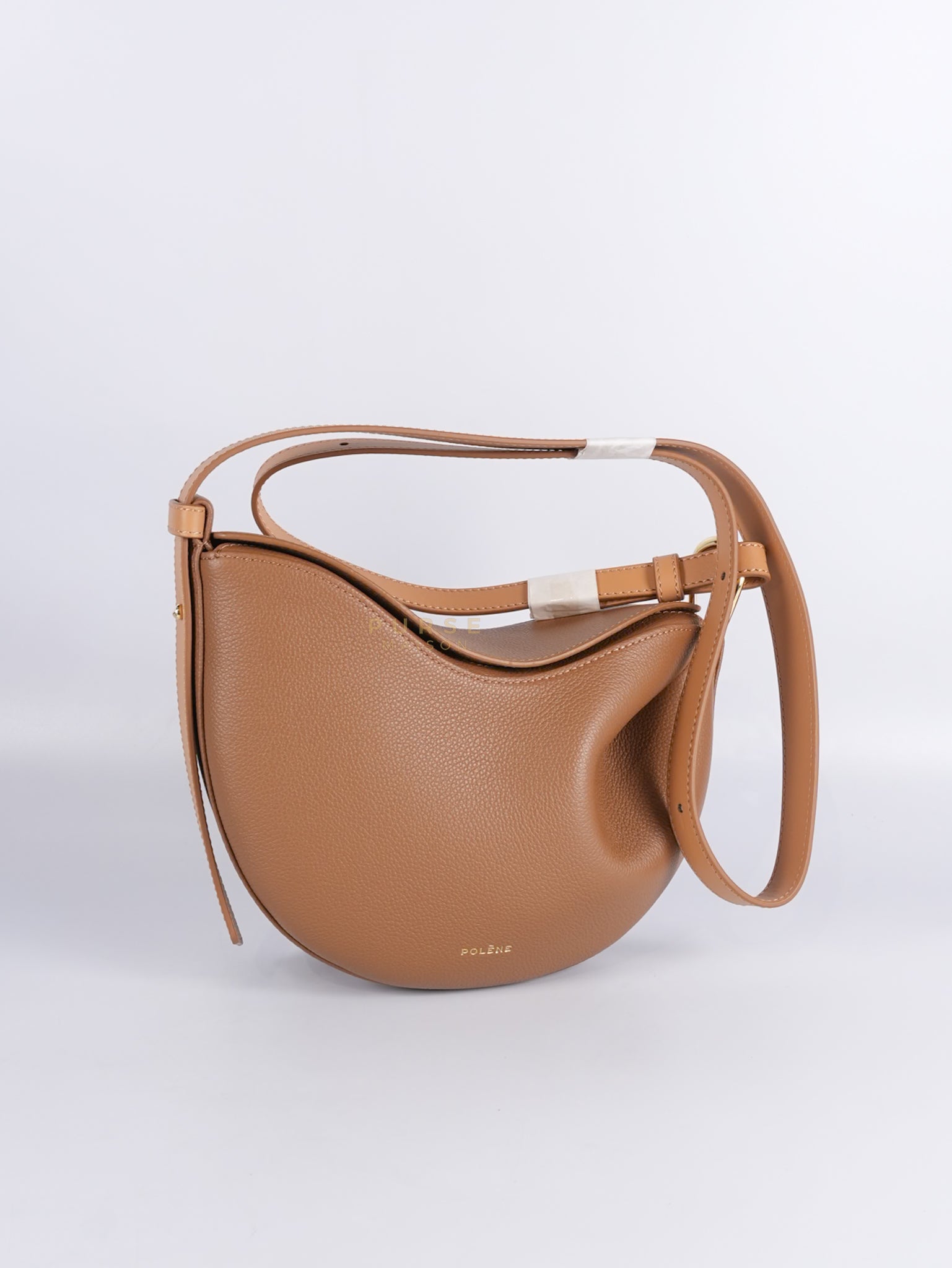 Tonca Duo Bag In Camel Graine Leather | Purse Maison Luxury Bags Shop