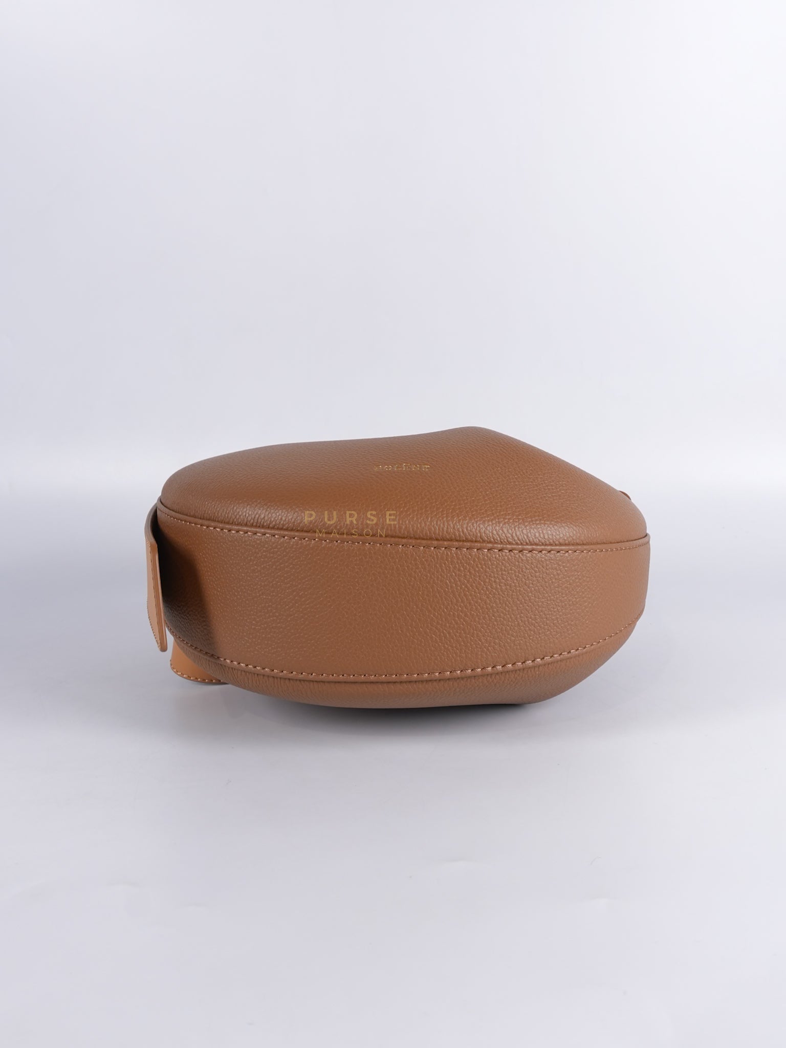 Tonca Duo Bag In Camel Graine Leather | Purse Maison Luxury Bags Shop