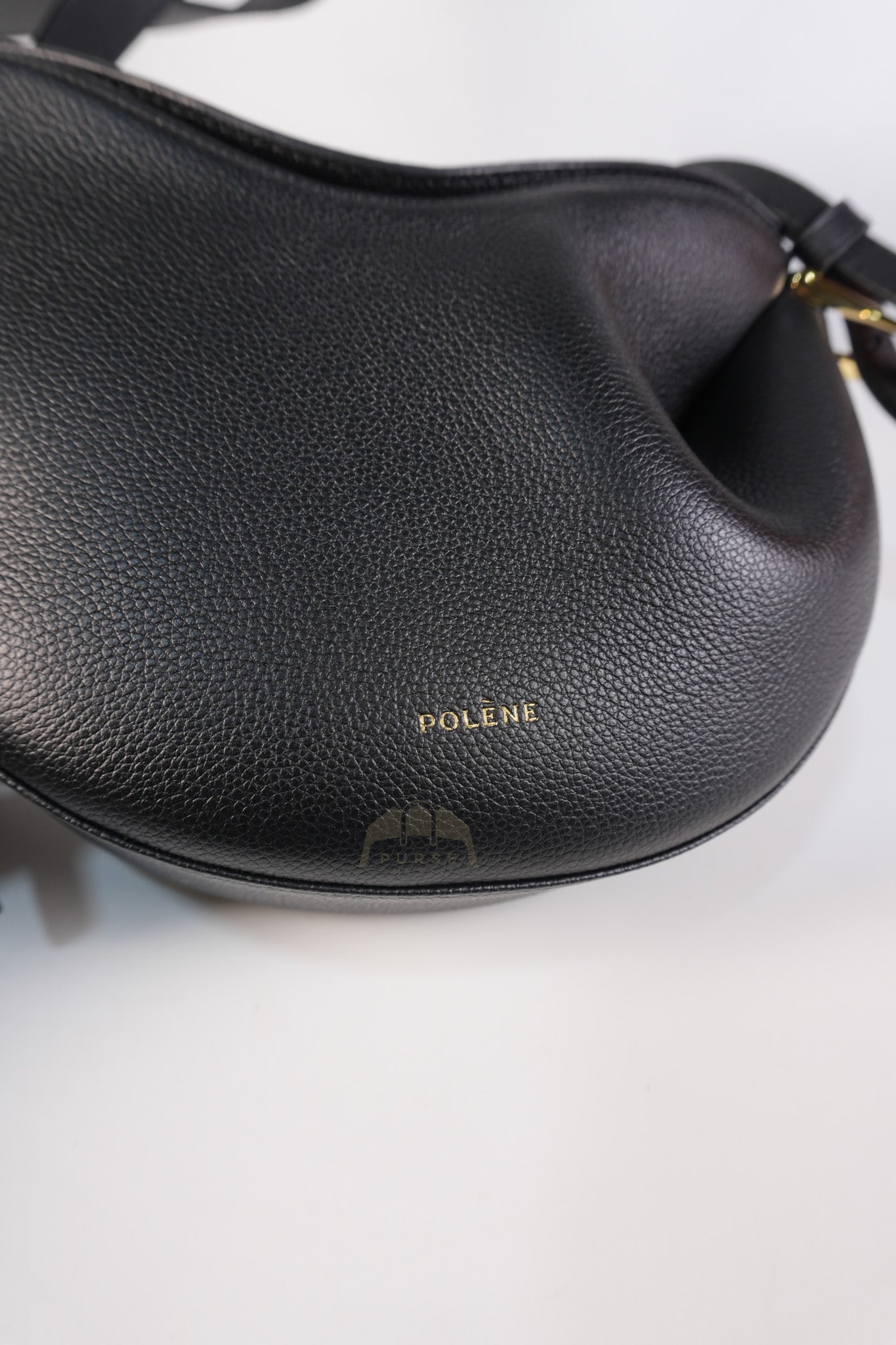 Tonca Monochrome Noir in Graine Leather | Purse Maison Luxury Bags Shop