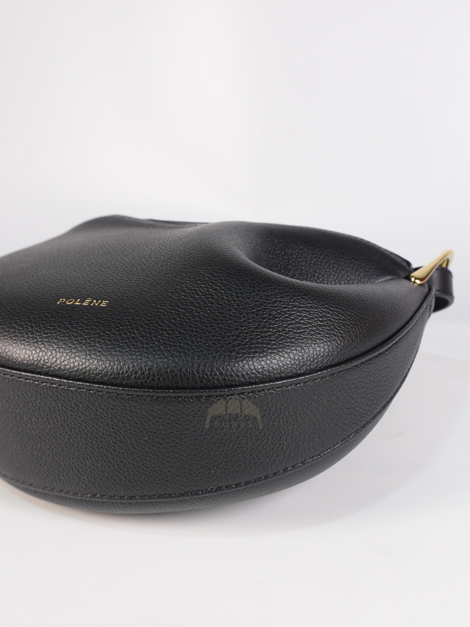 Tonca Monochrome Noir in Graine Leather | Purse Maison Luxury Bags Shop