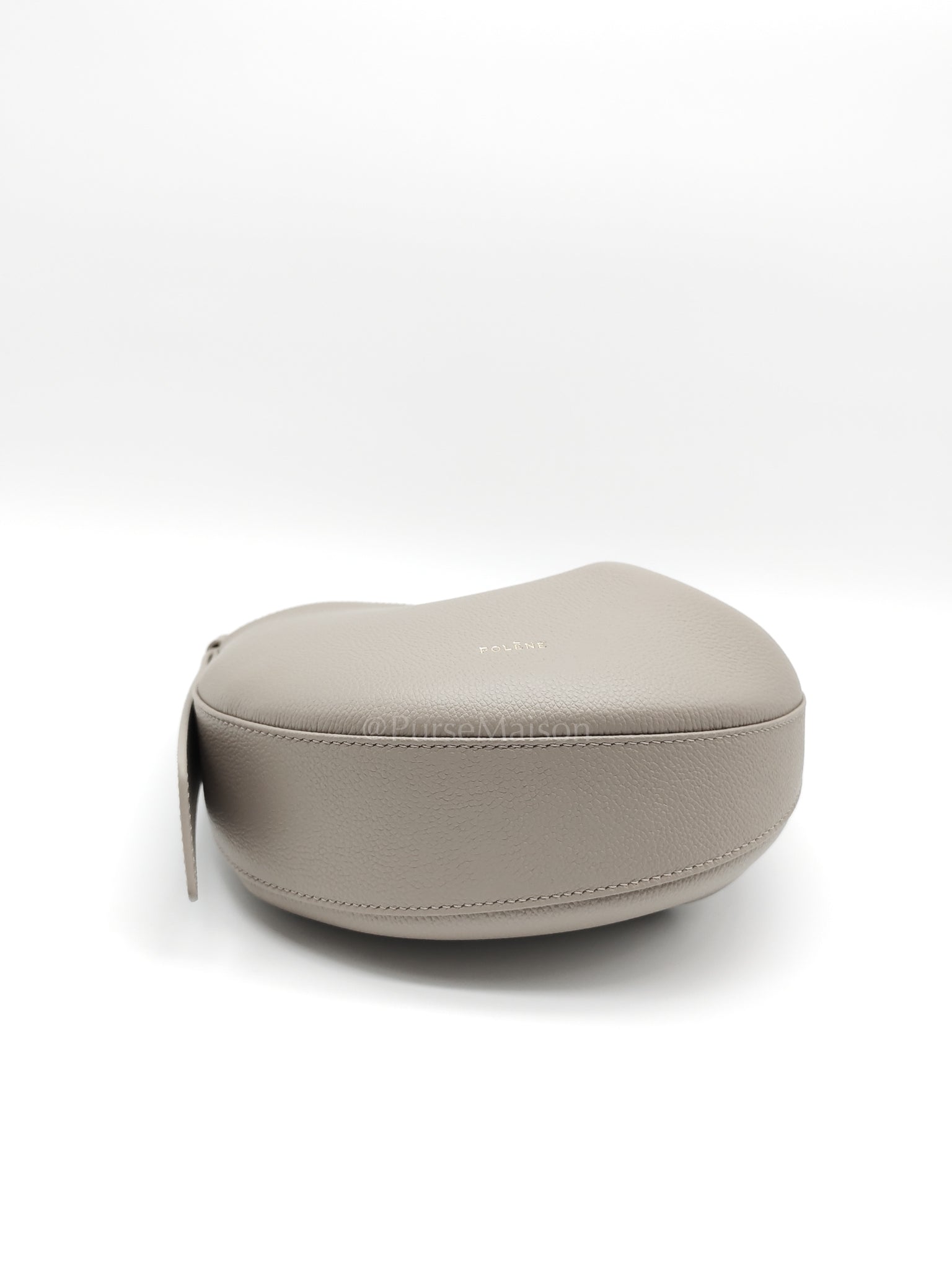 Tonca Taupe in Grained Calfskin Leather Crossbody Bag | Purse Maison Luxury Bags Shop