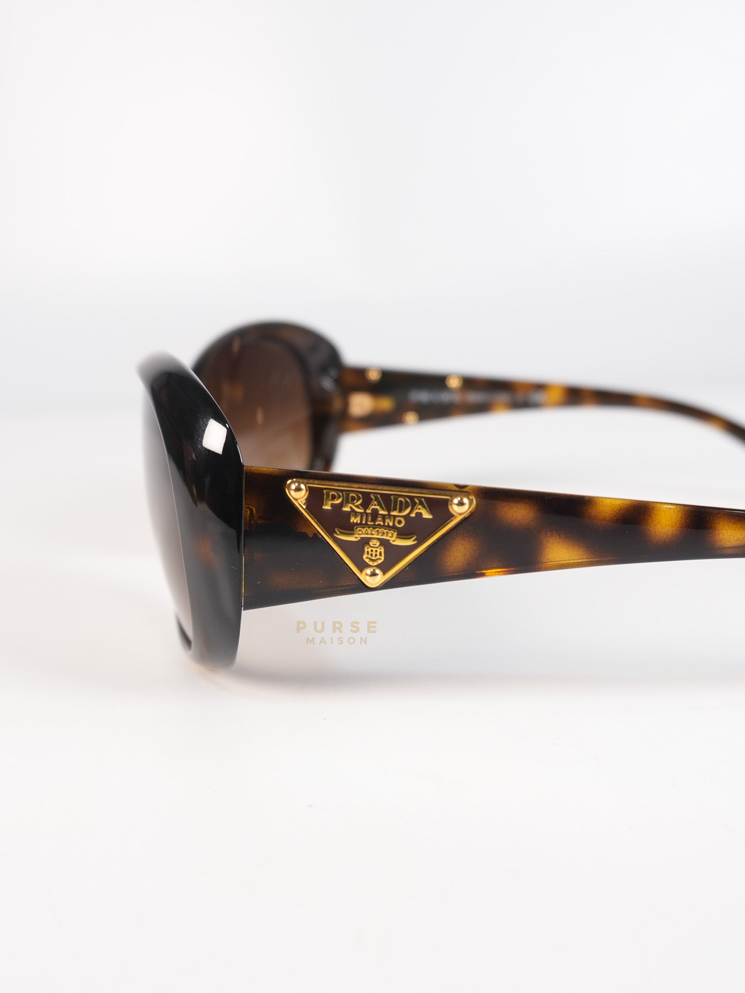 Tortoise Shell Oversized Sunglasses in Brown | Purse Maison Luxury Bags Shop