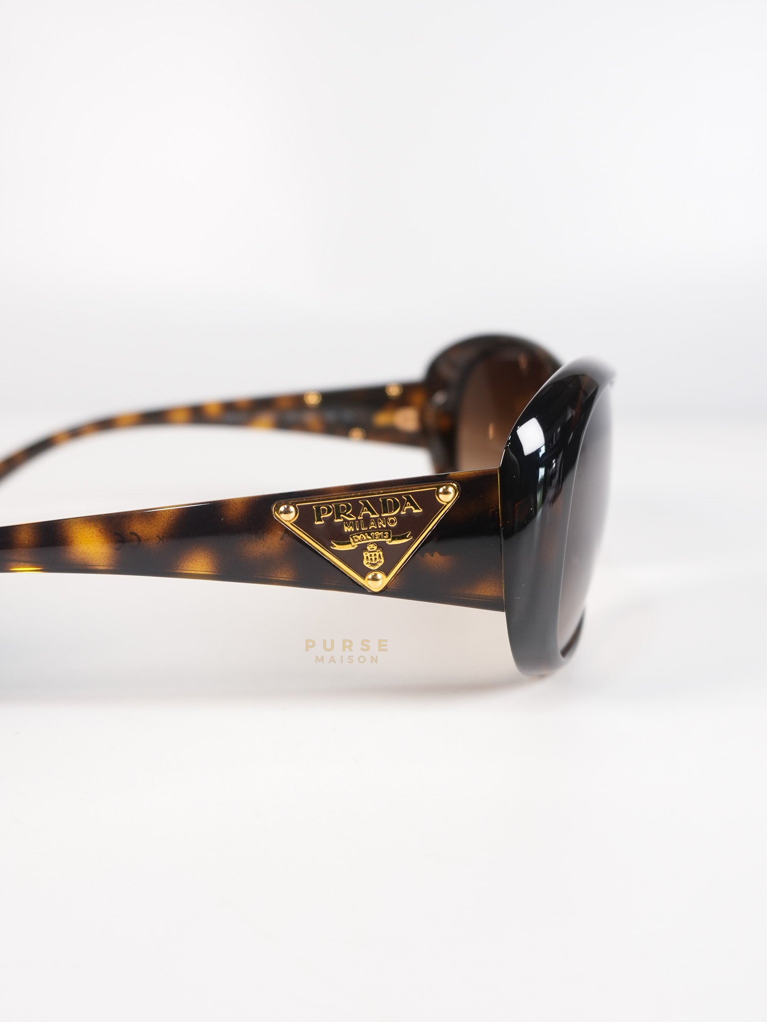 Tortoise Shell Oversized Sunglasses in Brown | Purse Maison Luxury Bags Shop