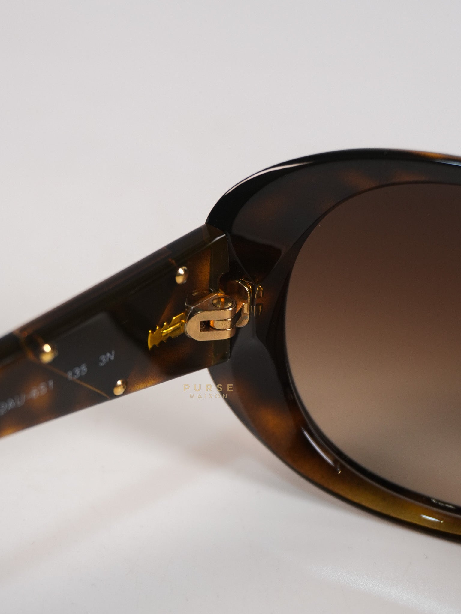 Tortoise Shell Oversized Sunglasses in Brown | Purse Maison Luxury Bags Shop