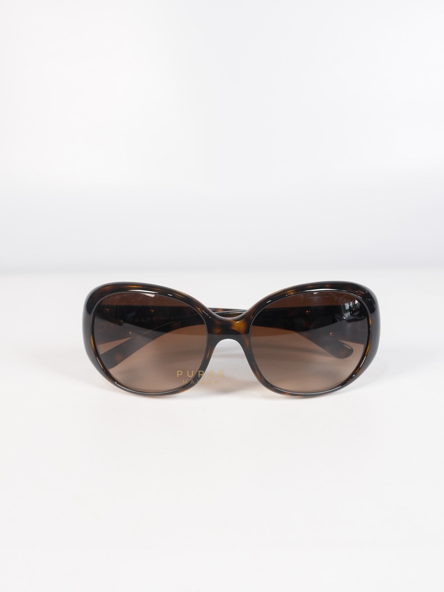 Tortoise Shell Oversized Sunglasses in Brown | Purse Maison Luxury Bags Shop
