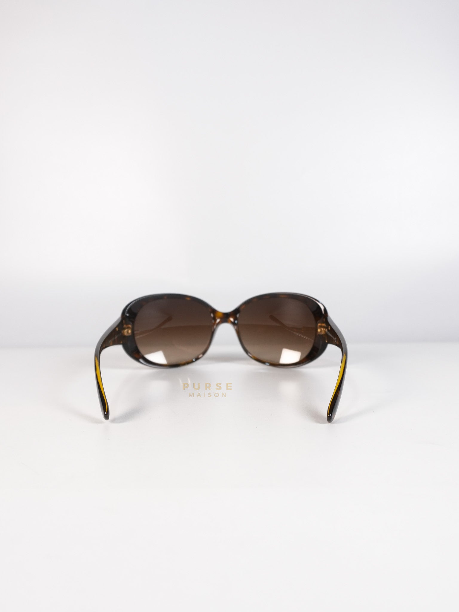 Tortoise Shell Oversized Sunglasses in Brown | Purse Maison Luxury Bags Shop