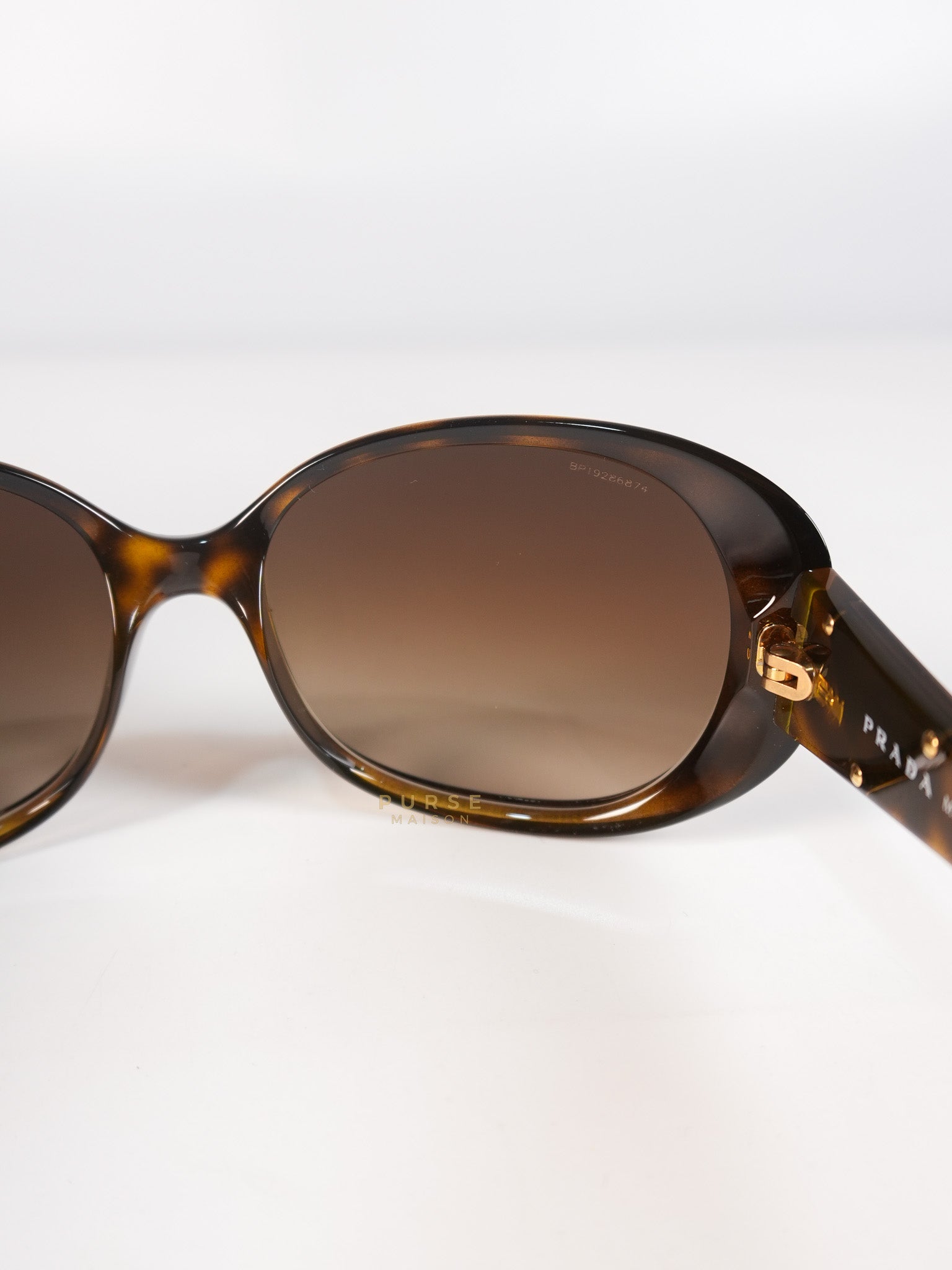 Tortoise Shell Oversized Sunglasses in Brown | Purse Maison Luxury Bags Shop