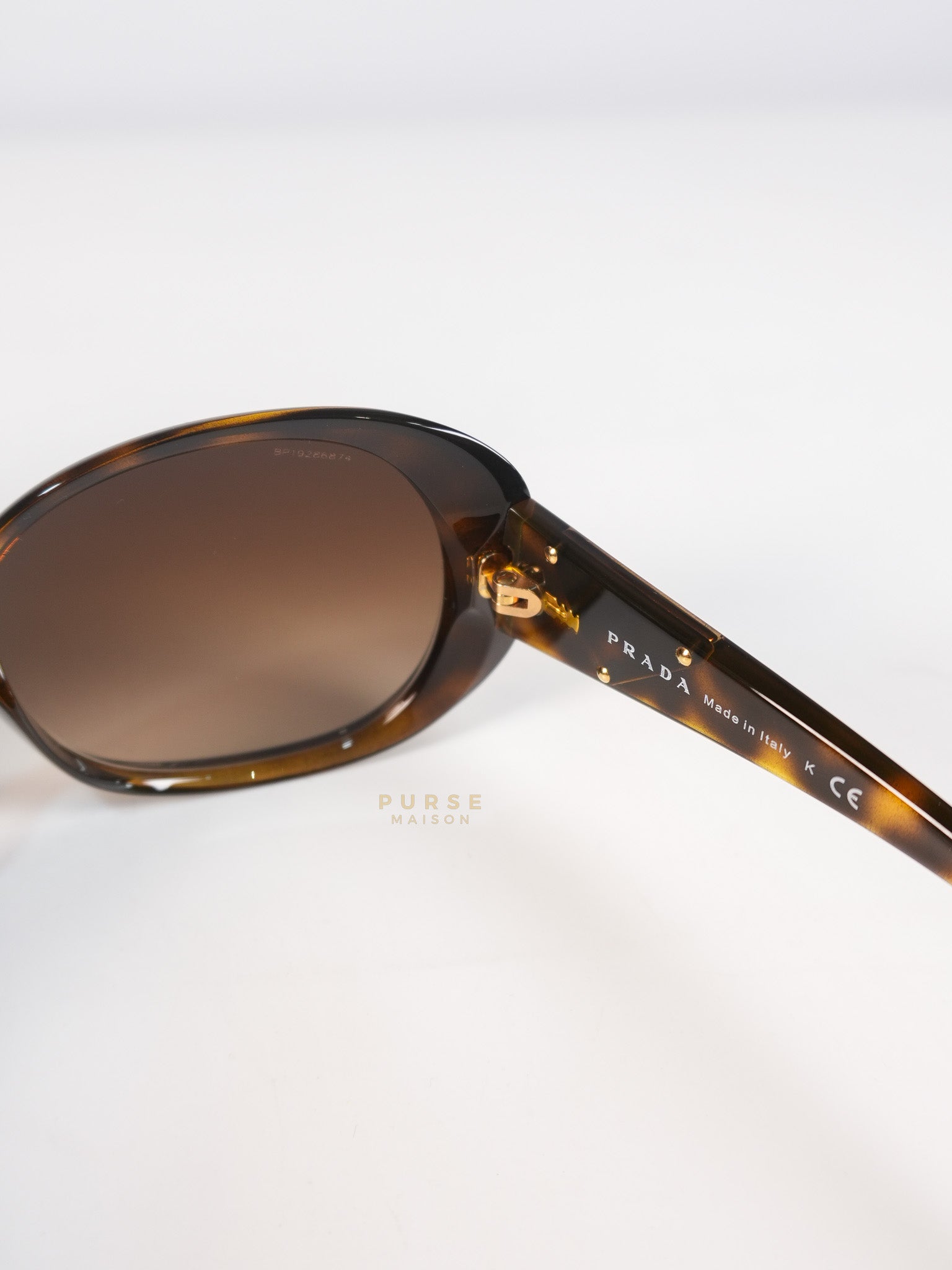 Tortoise Shell Oversized Sunglasses in Brown | Purse Maison Luxury Bags Shop