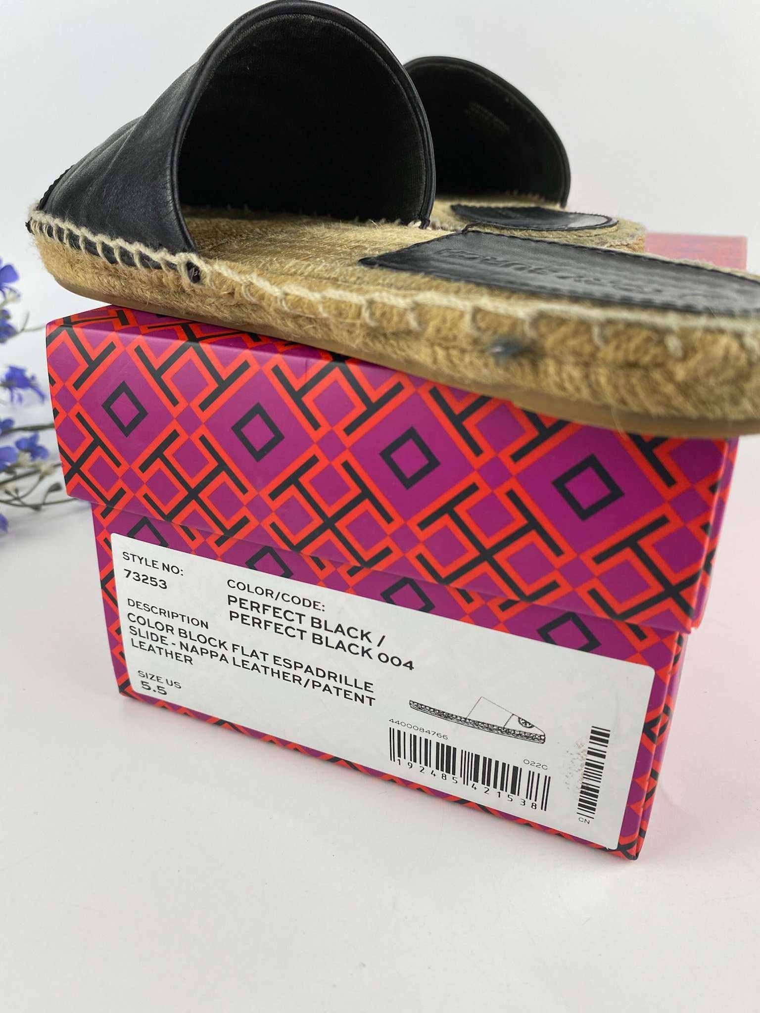 Tory Burch mules espadrille size 5.5 US