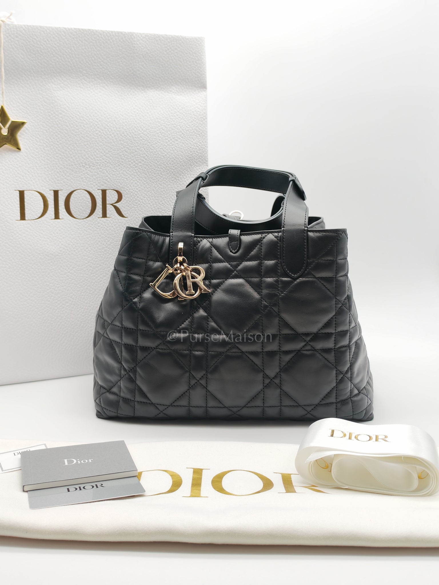 Toujours Medium in Black Lambskin Leather Hand Bag | Purse Maison Luxury Bags Shop