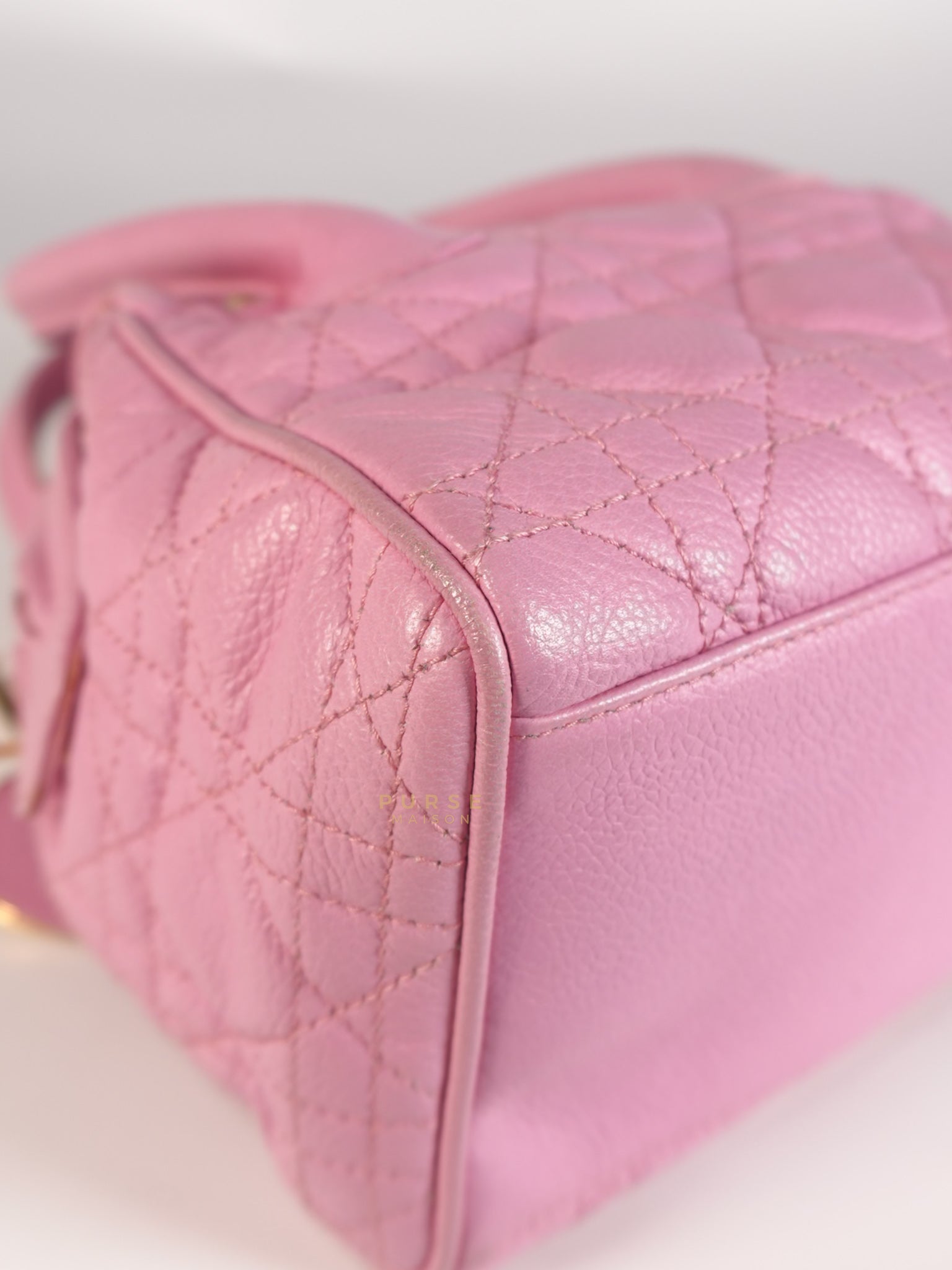 Toujours Mini 2way Pink Cannage Quilted Leather | Purse Maison Luxury Bags Shop