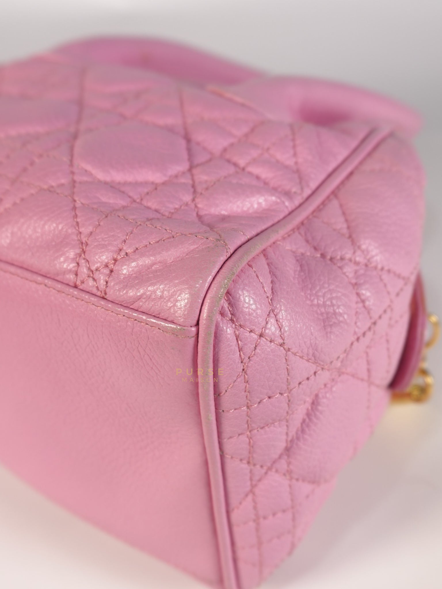 Toujours Mini 2way Pink Cannage Quilted Leather | Purse Maison Luxury Bags Shop