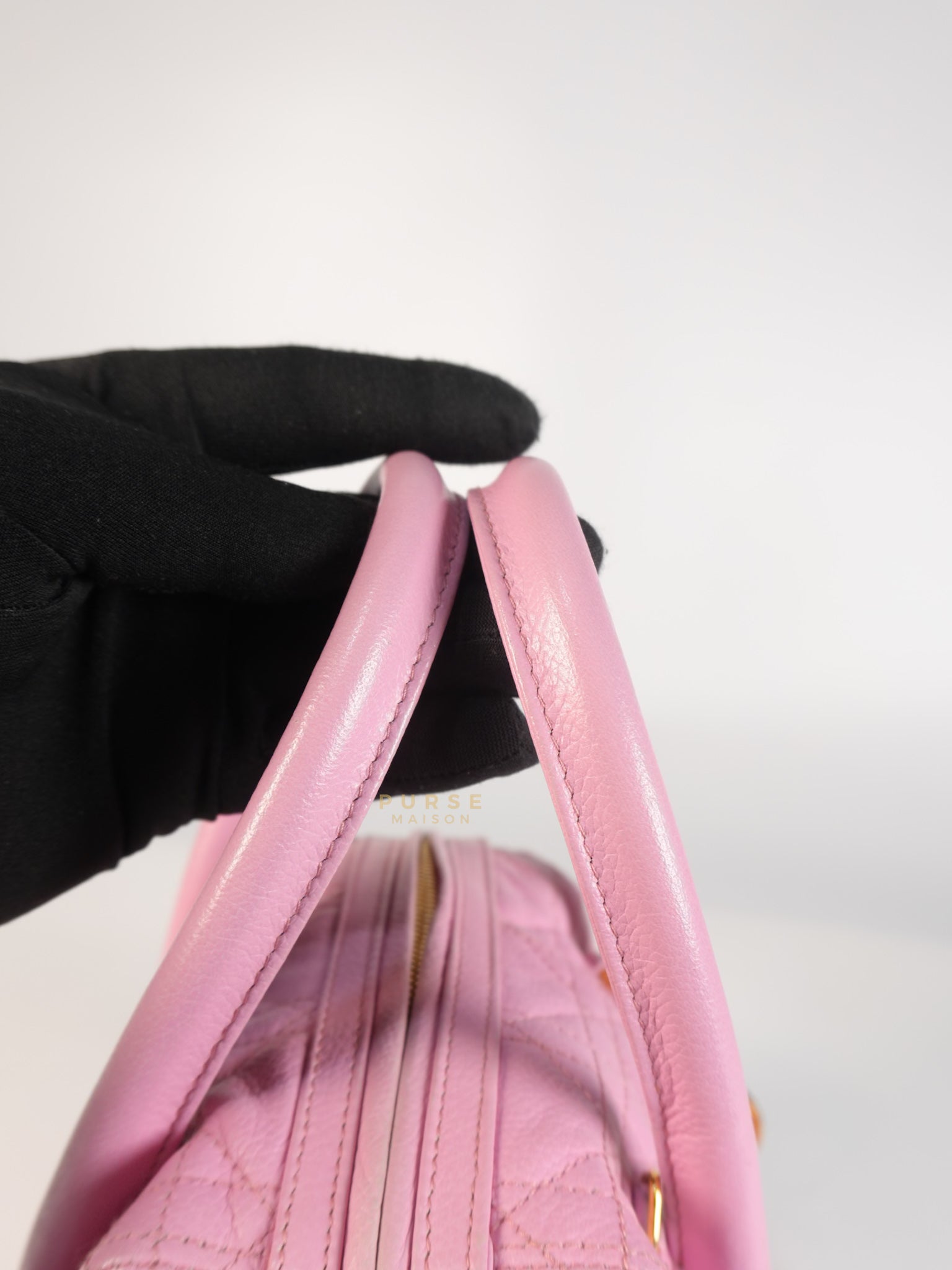 Toujours Mini 2way Pink Cannage Quilted Leather | Purse Maison Luxury Bags Shop