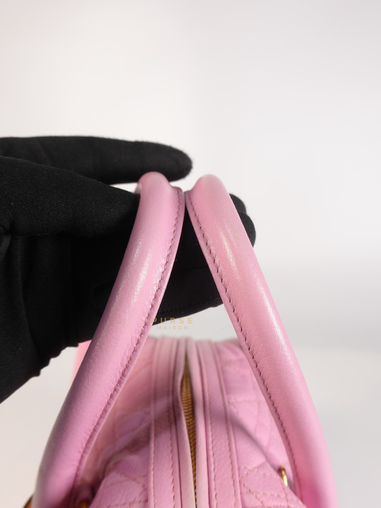 Toujours Mini 2way Pink Cannage Quilted Leather | Purse Maison Luxury Bags Shop