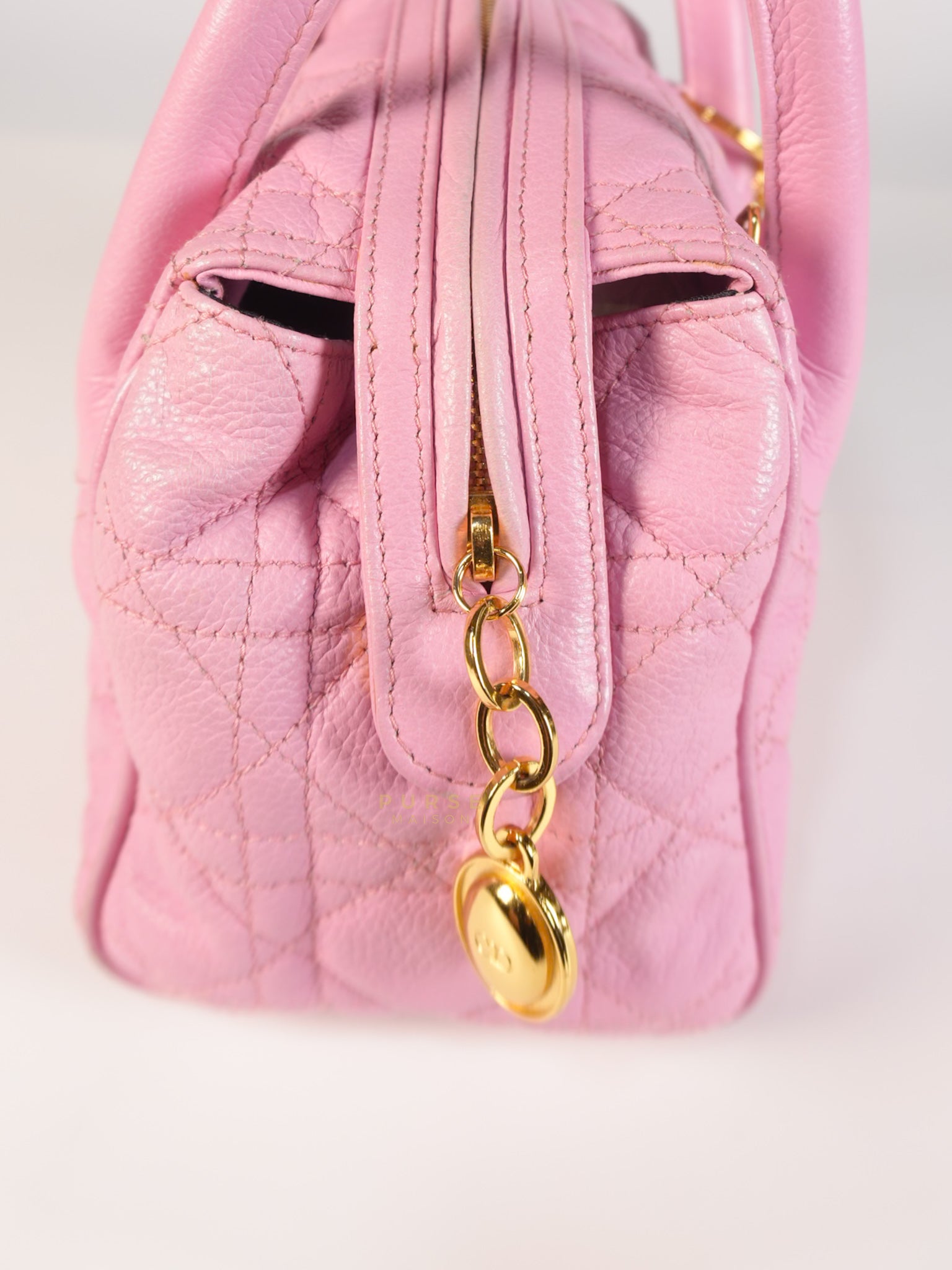Toujours Mini 2way Pink Cannage Quilted Leather | Purse Maison Luxury Bags Shop
