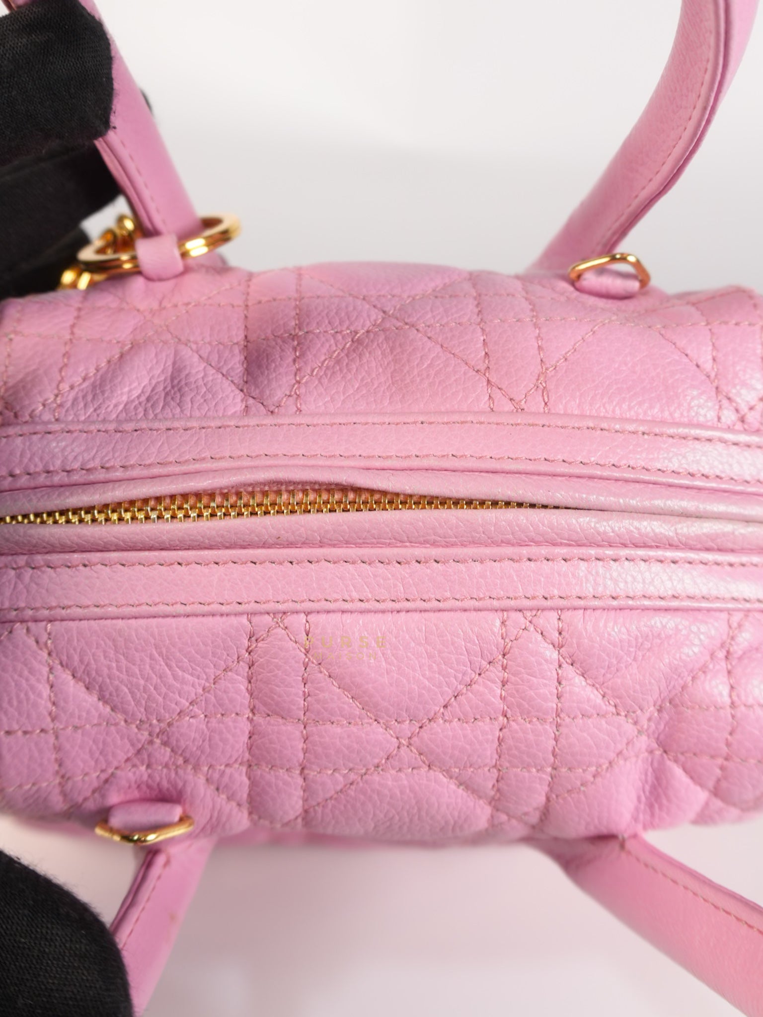 Toujours Mini 2way Pink Cannage Quilted Leather | Purse Maison Luxury Bags Shop