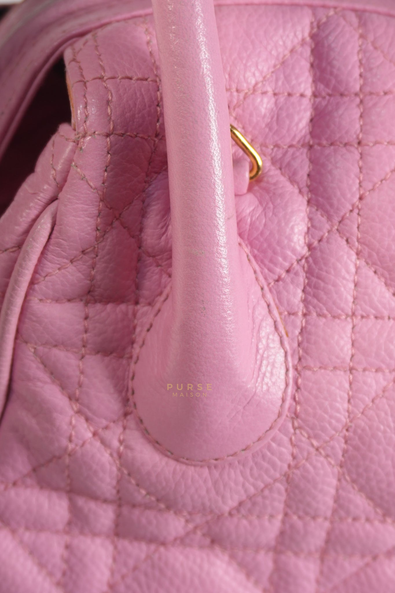 Toujours Mini 2way Pink Cannage Quilted Leather | Purse Maison Luxury Bags Shop