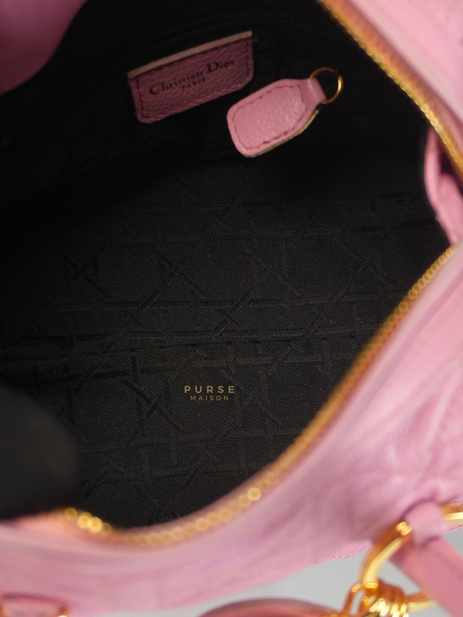 Toujours Mini 2way Pink Cannage Quilted Leather | Purse Maison Luxury Bags Shop