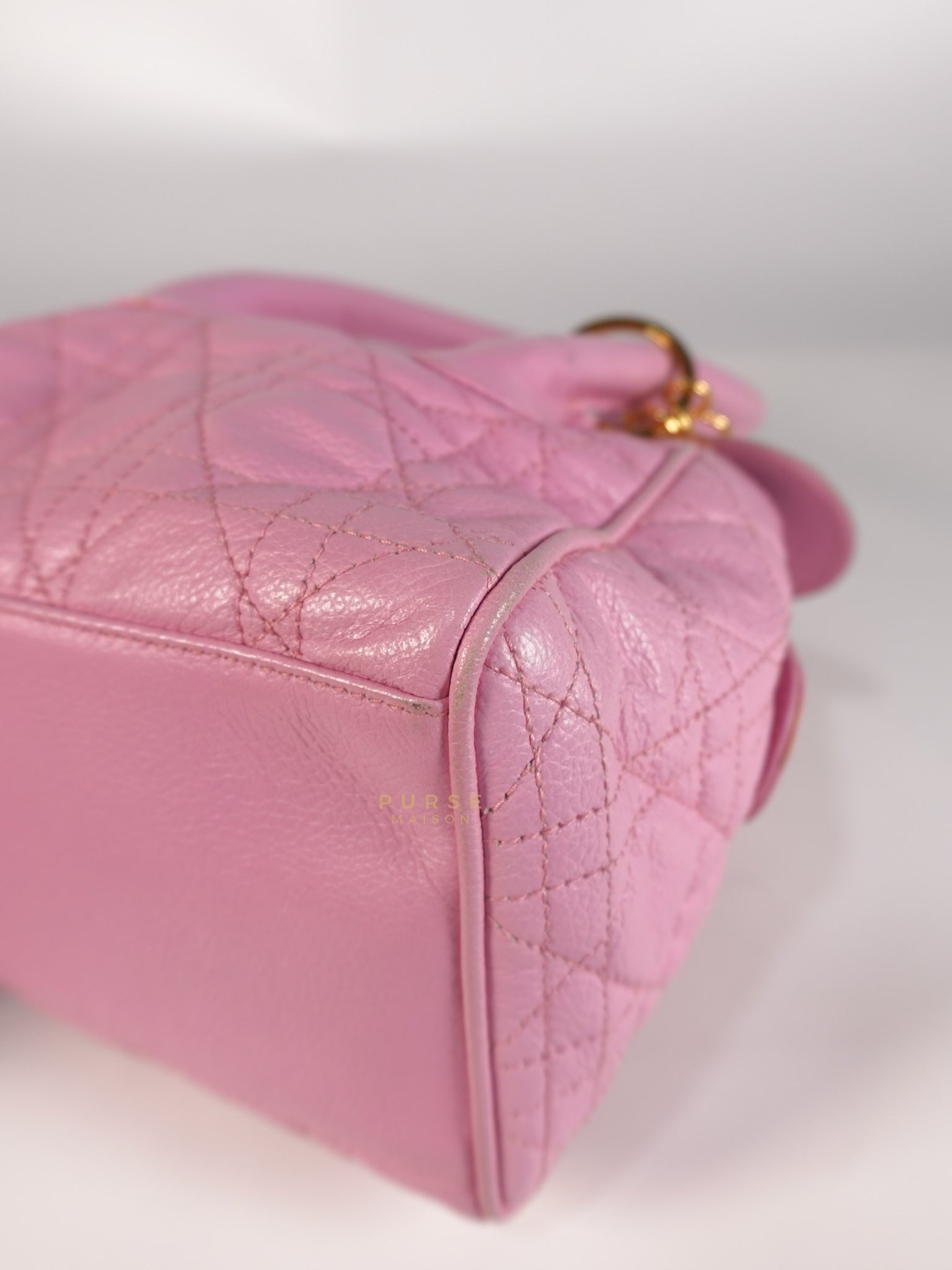 Toujours Mini 2way Pink Cannage Quilted Leather | Purse Maison Luxury Bags Shop