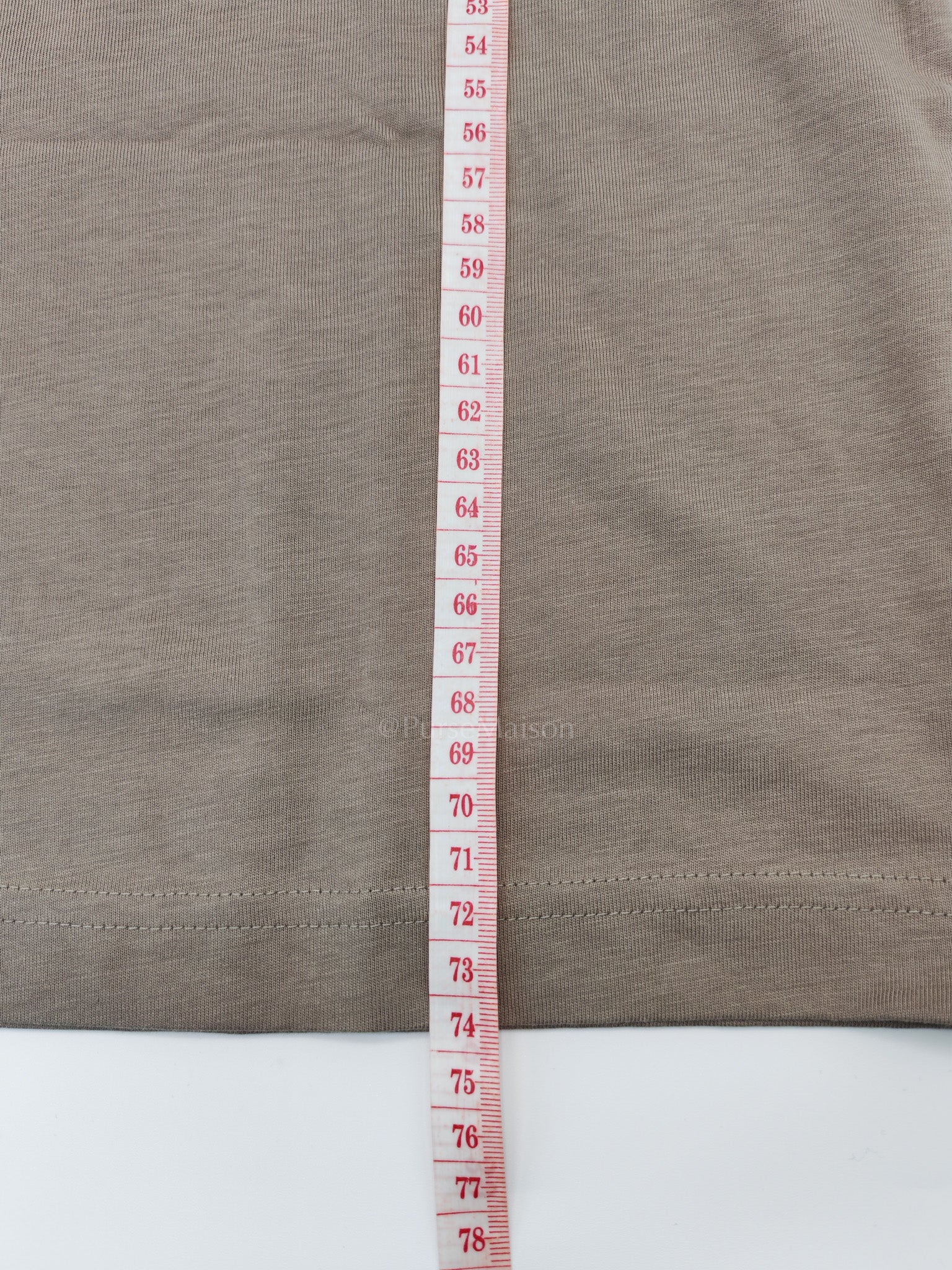 Jersey Cotton T-Shirt in Taupe for Men Size L