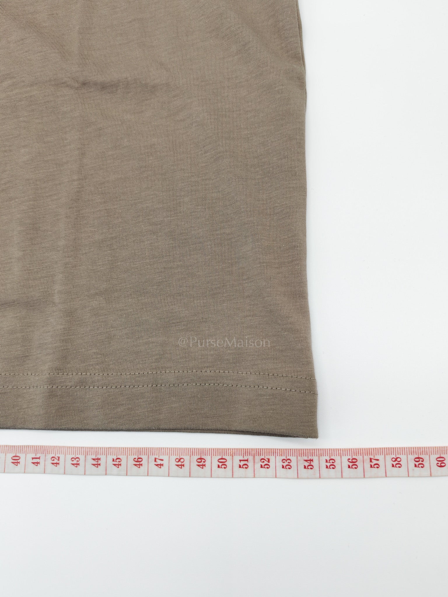 Jersey Cotton T-Shirt in Taupe for Men Size L