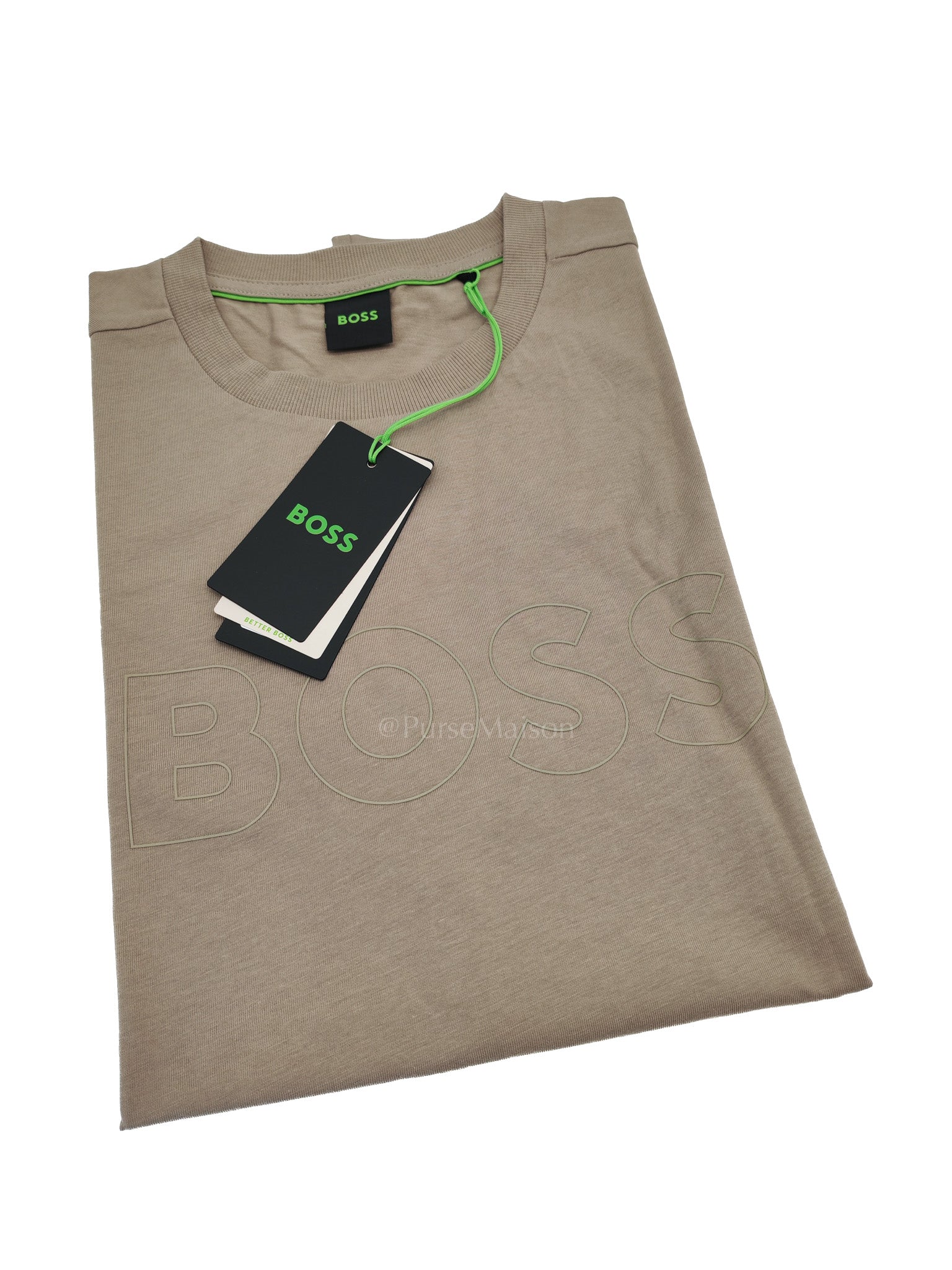 Jersey Cotton T-Shirt in Taupe for Men Size L