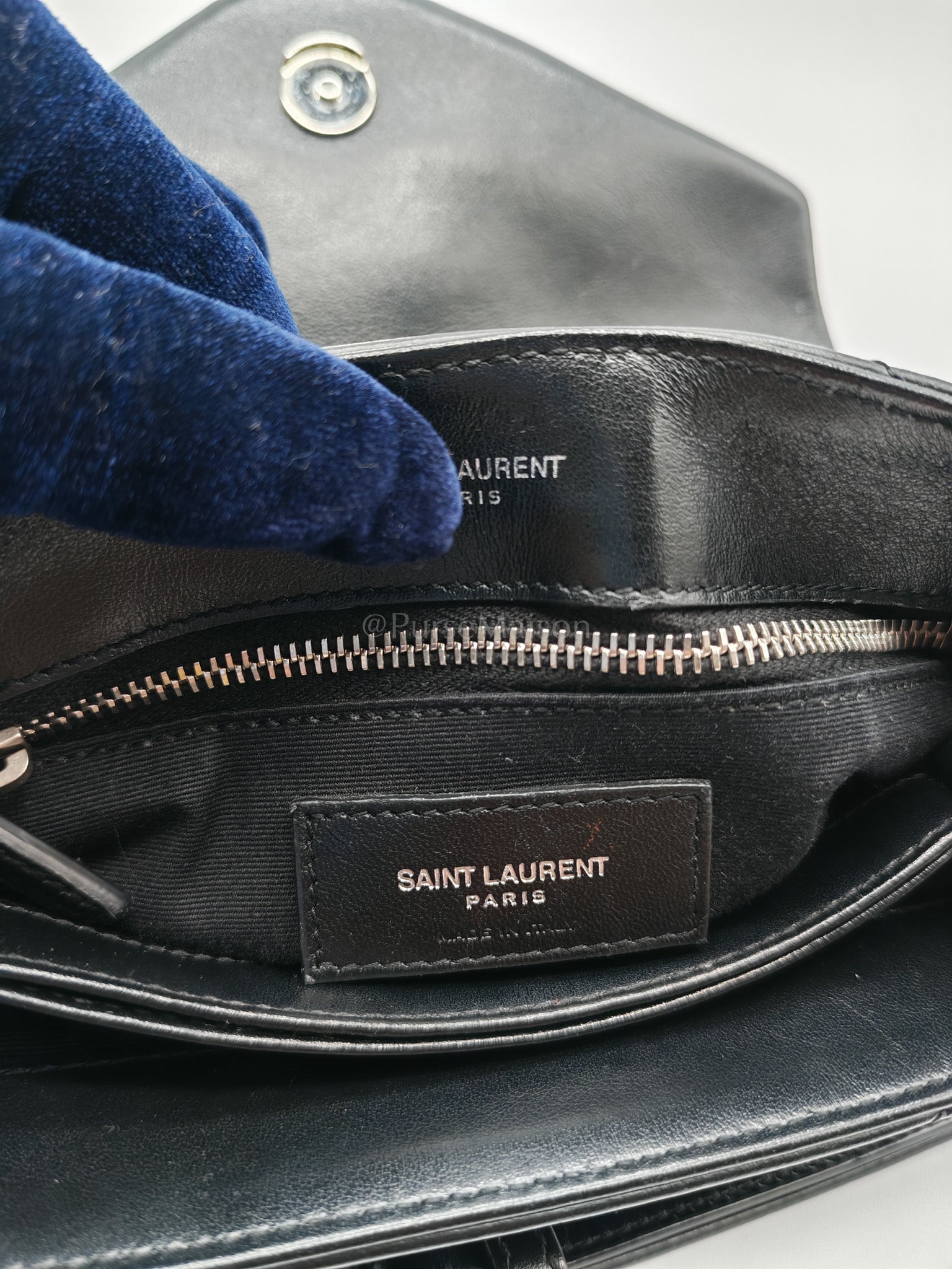 Toy Lou Lou in Black Calfskin Leather Crossbody Bag | Purse Maison Luxury Bags Shop