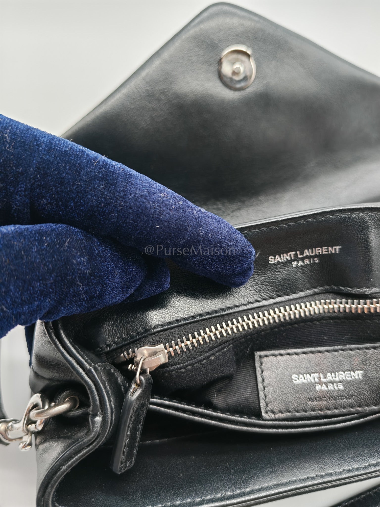 Toy Lou Lou in Black Calfskin Leather Crossbody Bag | Purse Maison Luxury Bags Shop