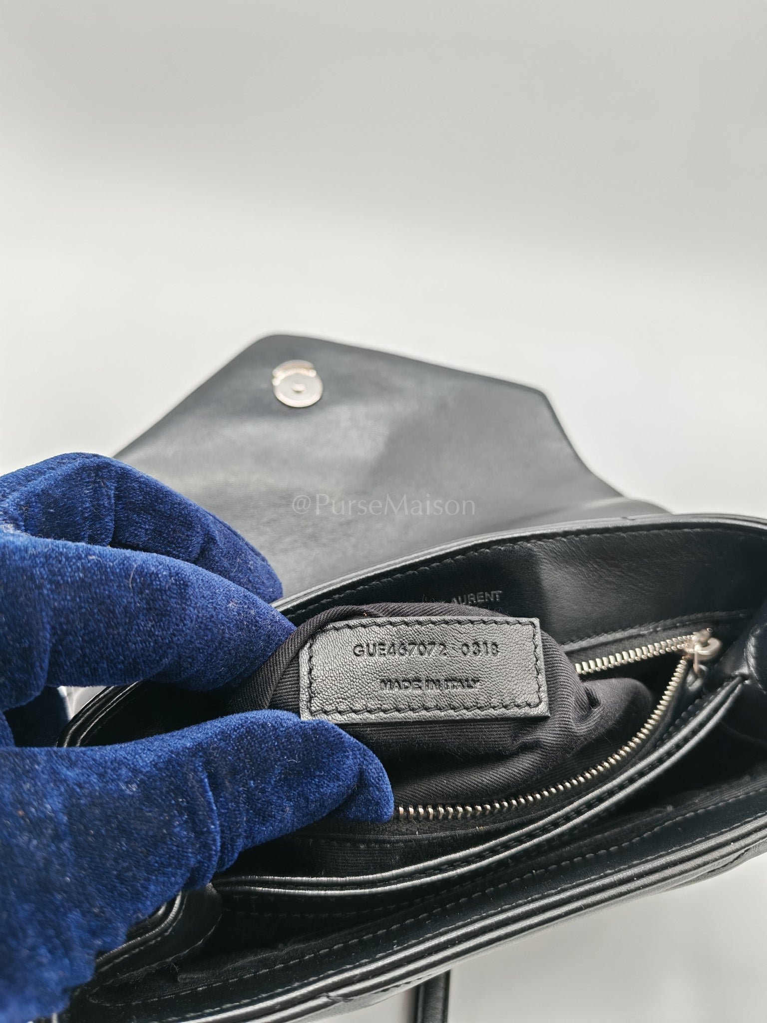 Toy Lou Lou in Black Calfskin Leather Crossbody Bag | Purse Maison Luxury Bags Shop