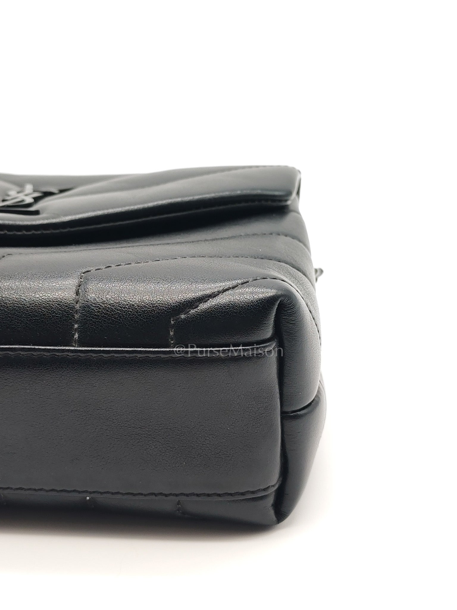 Toy Loulou Crossbody Bag in Black Quilted Calfskin Leather | Purse Maison Luxury Bags Shop