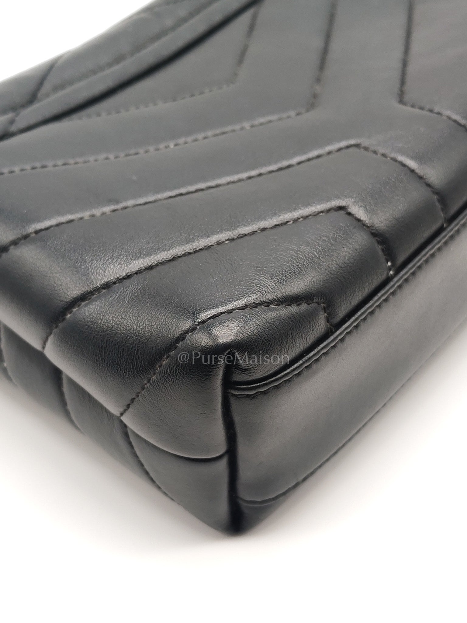 Toy Loulou Crossbody Bag in Black Quilted Calfskin Leather | Purse Maison Luxury Bags Shop