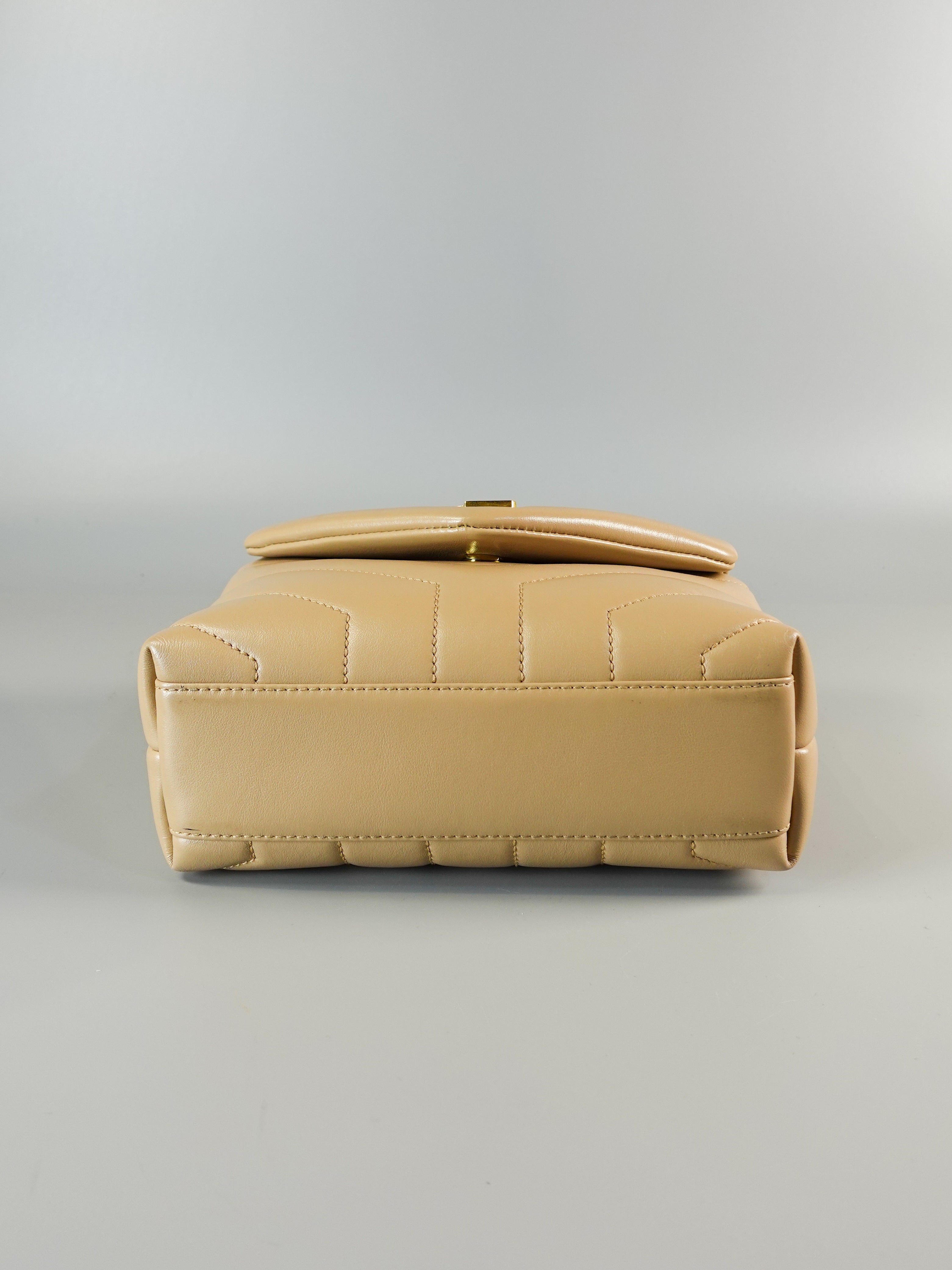 Toy LouLou in Matellase Y Beige Leather and Gold Hardware | Purse Maison Luxury Bags Shop