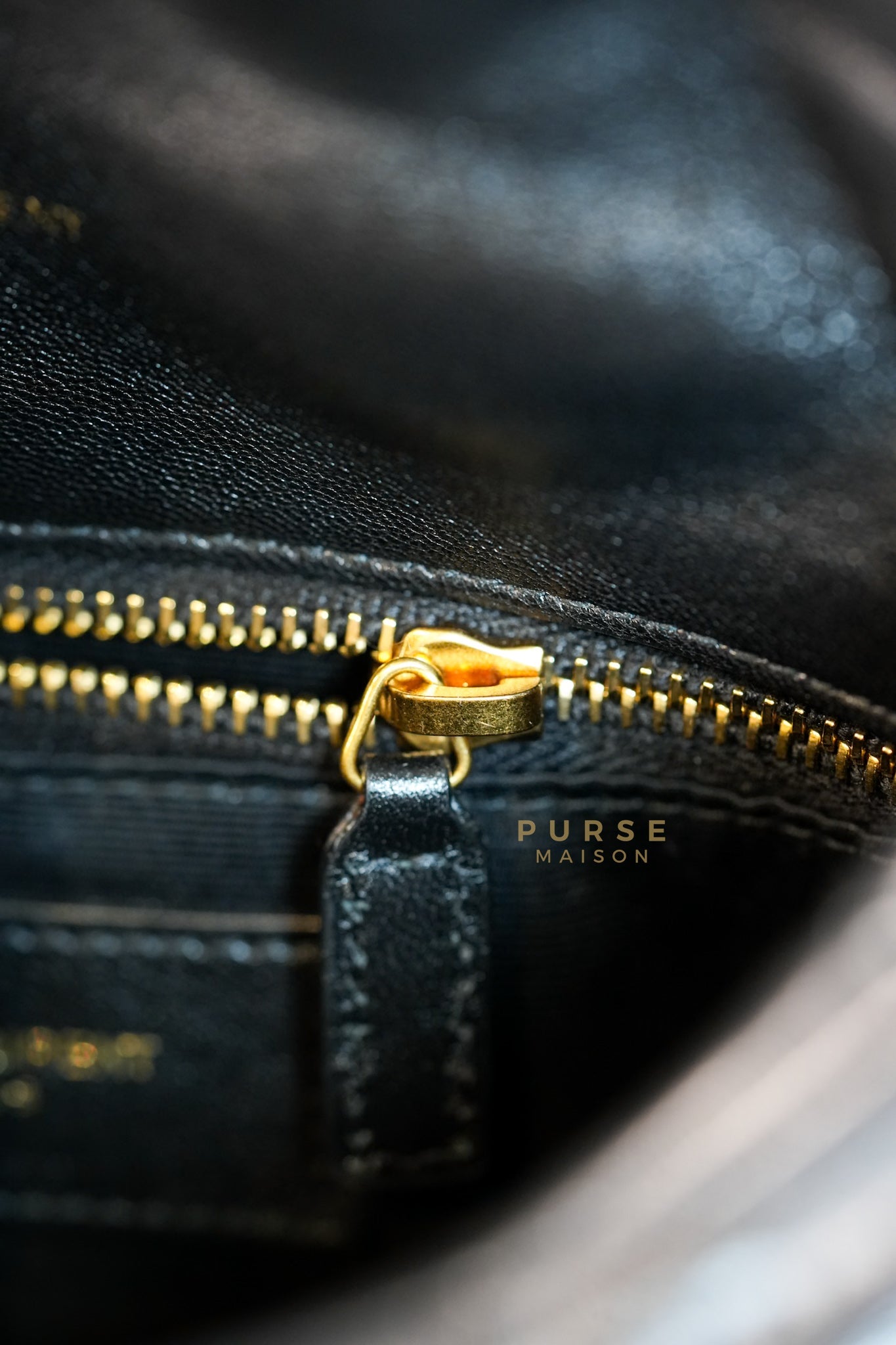 Toy Puffer Small Bag in Black Lambskin & Gold Hardware | Purse Maison Luxury Bags Shop