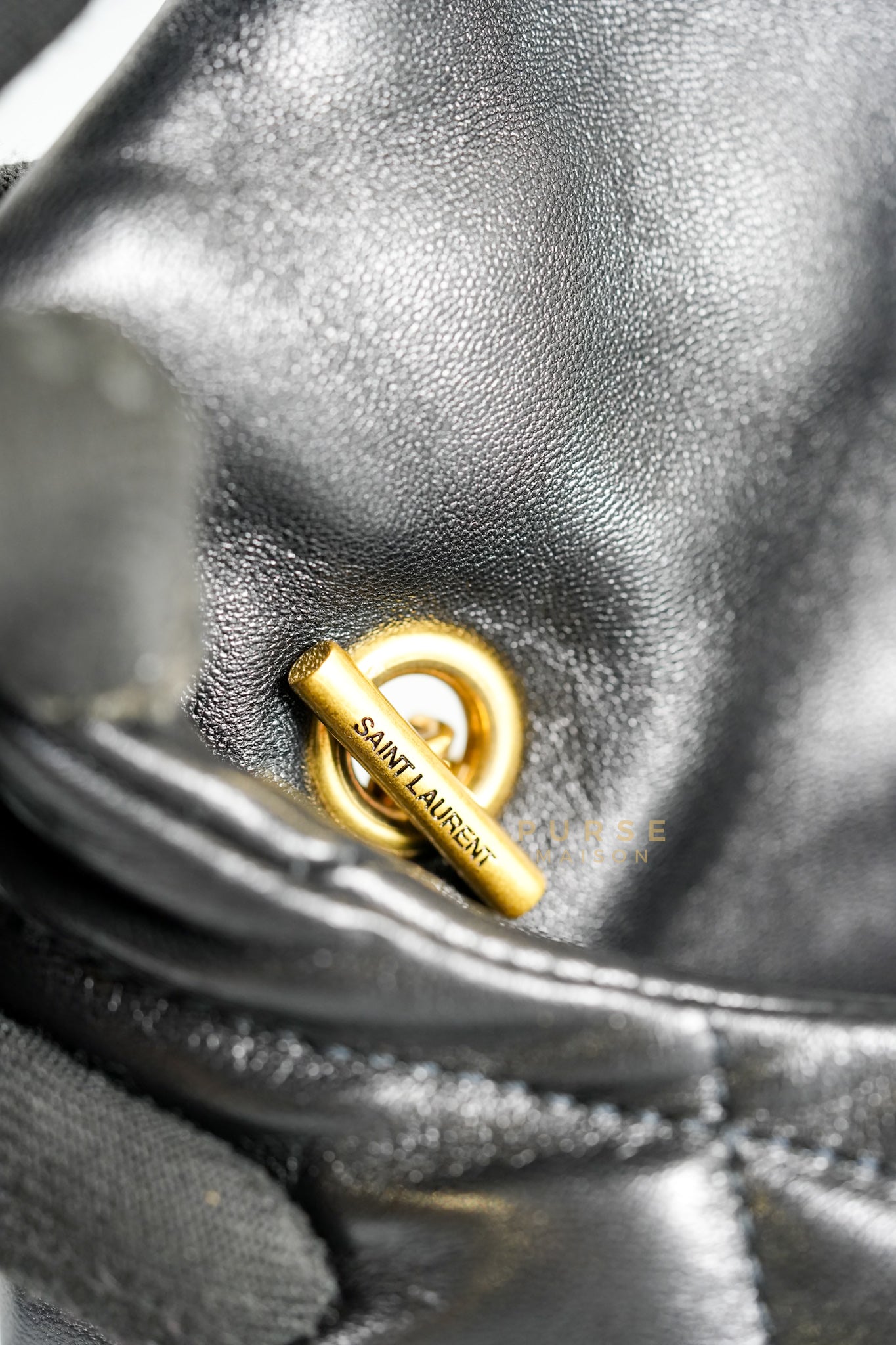 Toy Puffer Small Bag in Black Lambskin & Gold Hardware | Purse Maison Luxury Bags Shop