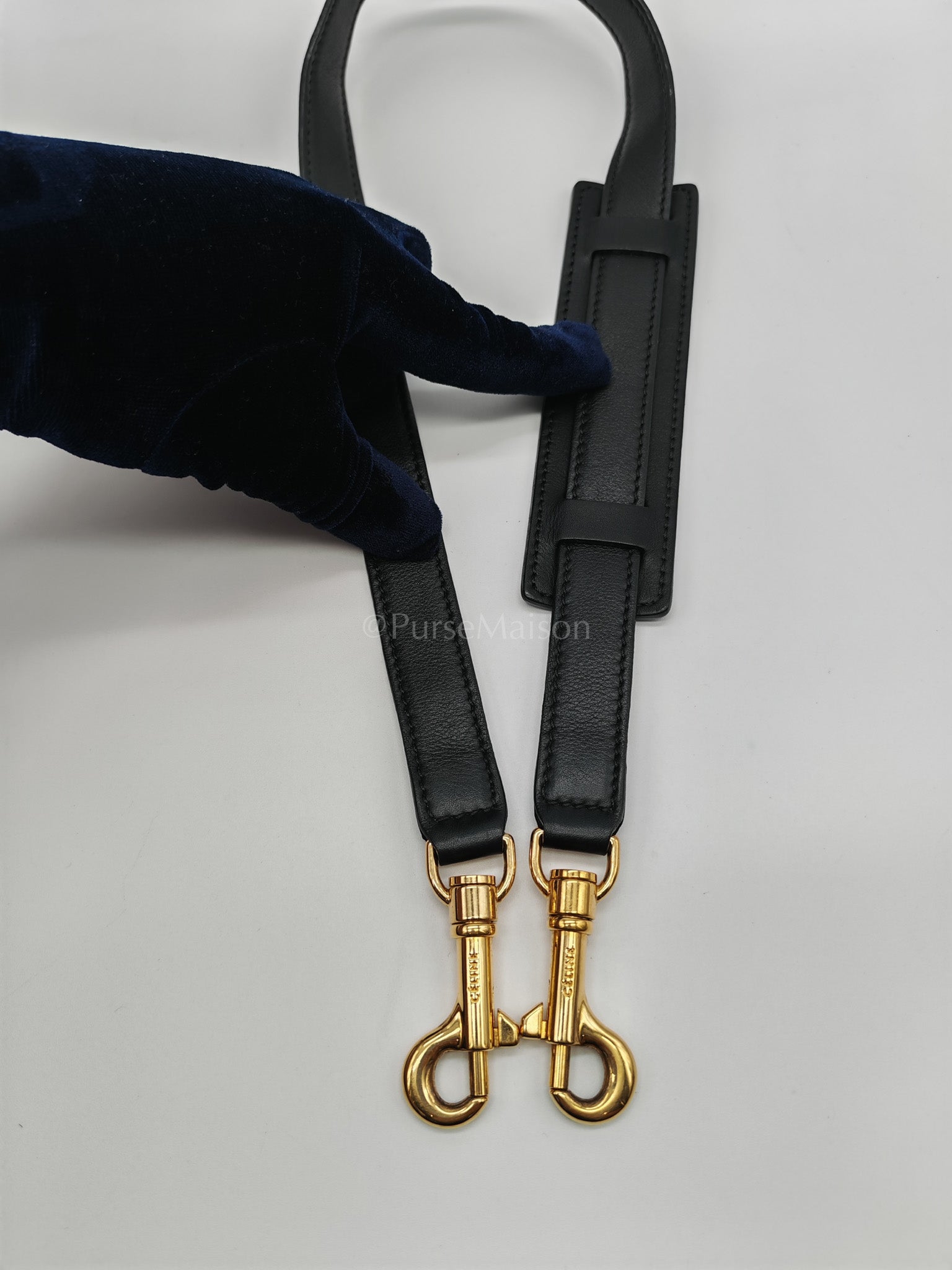 Trapeze Medium in BlacK/White Suede and Calfskin Leather | Purse Maison Luxury Bags Shop