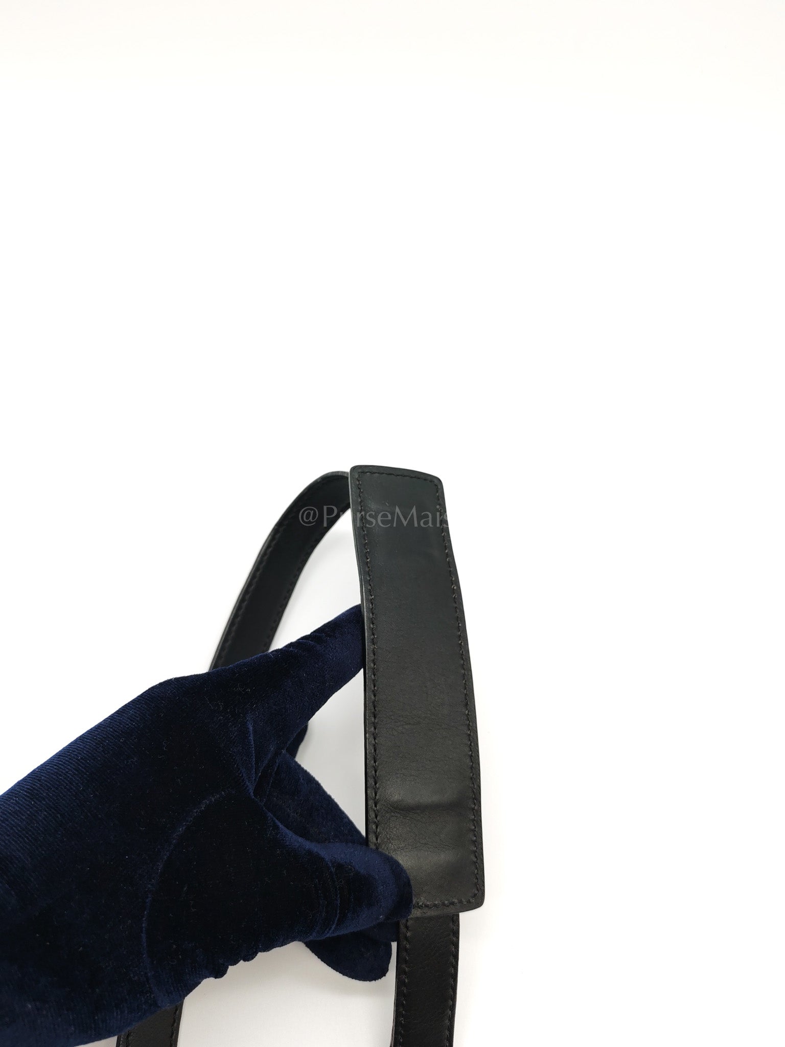 Trapeze Medium in BlacK/White Suede and Calfskin Leather | Purse Maison Luxury Bags Shop