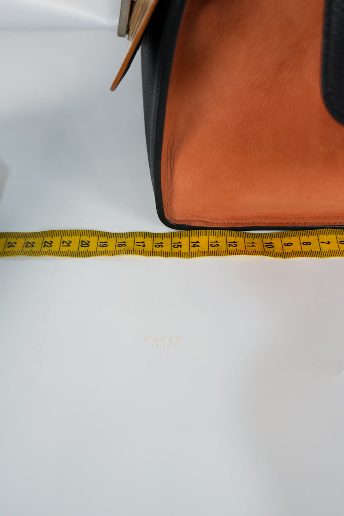Trapeze Medium Tri-Color Leather and Suede Shoulder Bag | Purse Maison Luxury Bags Shop