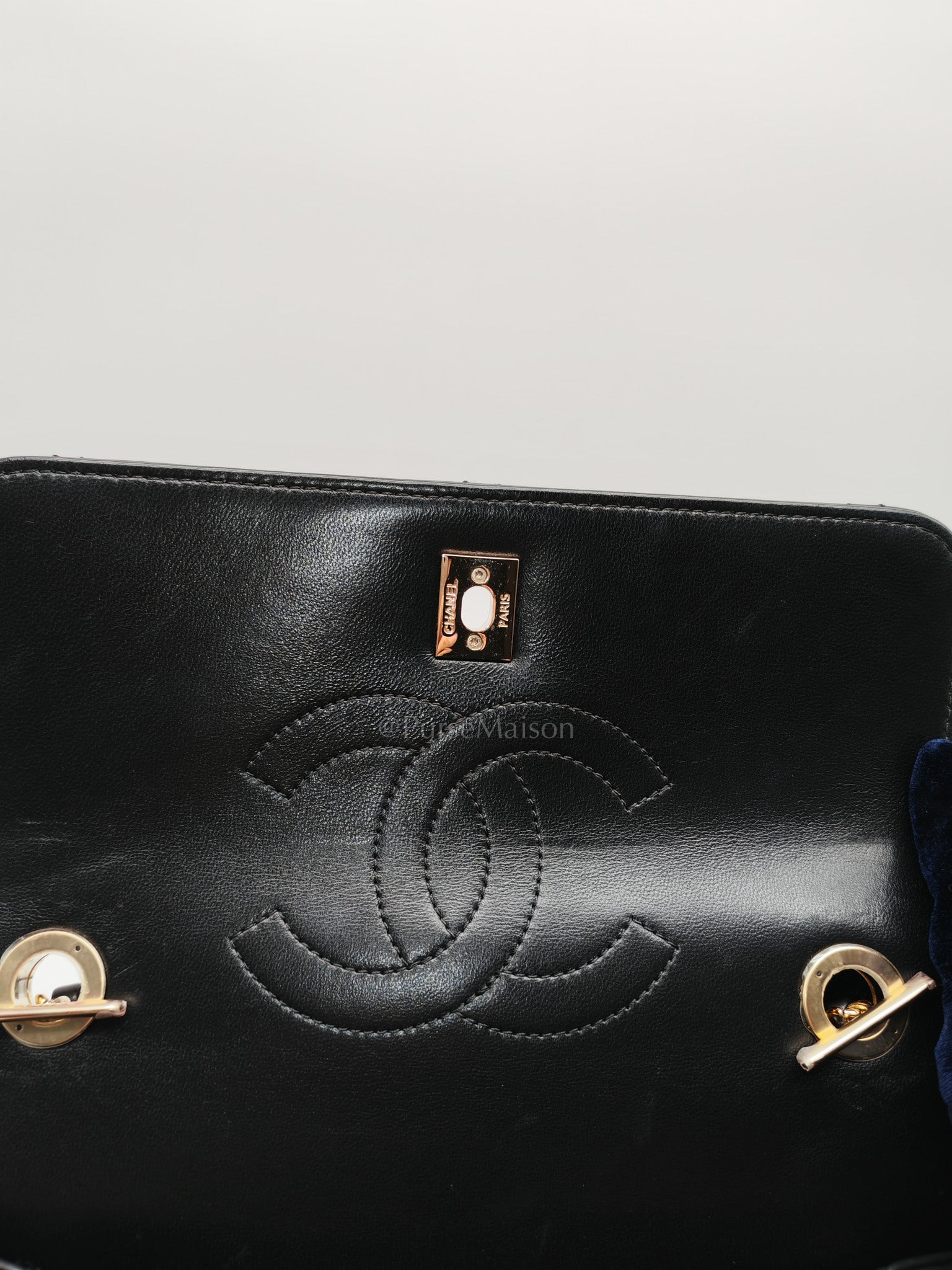 Trendy CC Small Top Handle Bag in Black Quilted Lambskin Leather & Light Gold Hardware Series 28 | Purse Maison Luxury Bags Shop