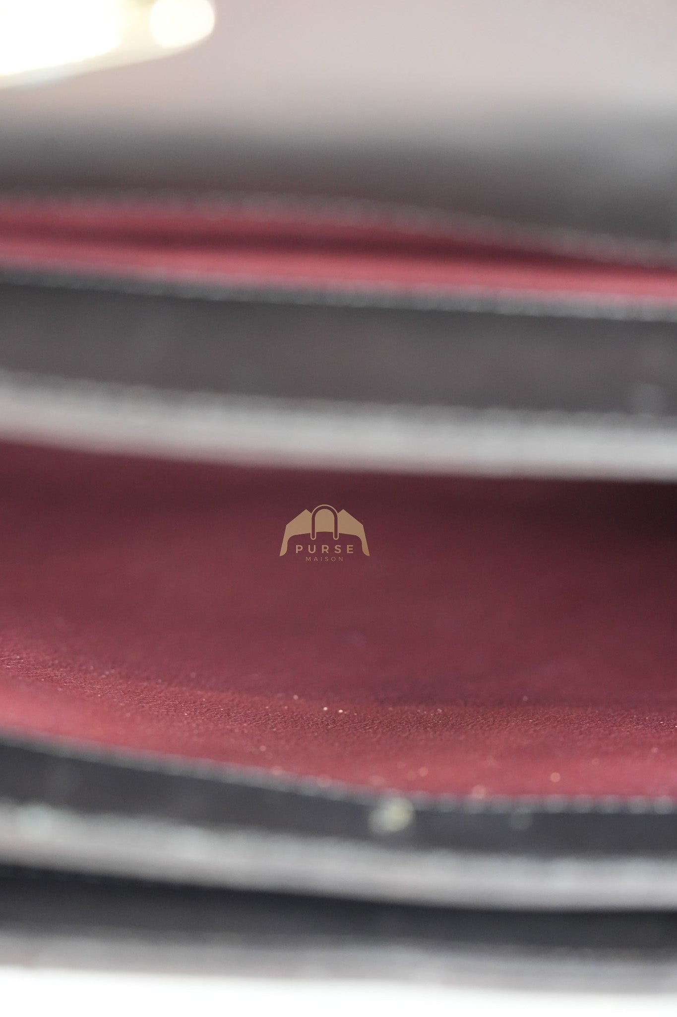 Trendy CC Top Handle Jumbo in Black Lambskin Light Gold Hardware (Series 19) | Purse Maison Luxury Bags Shop