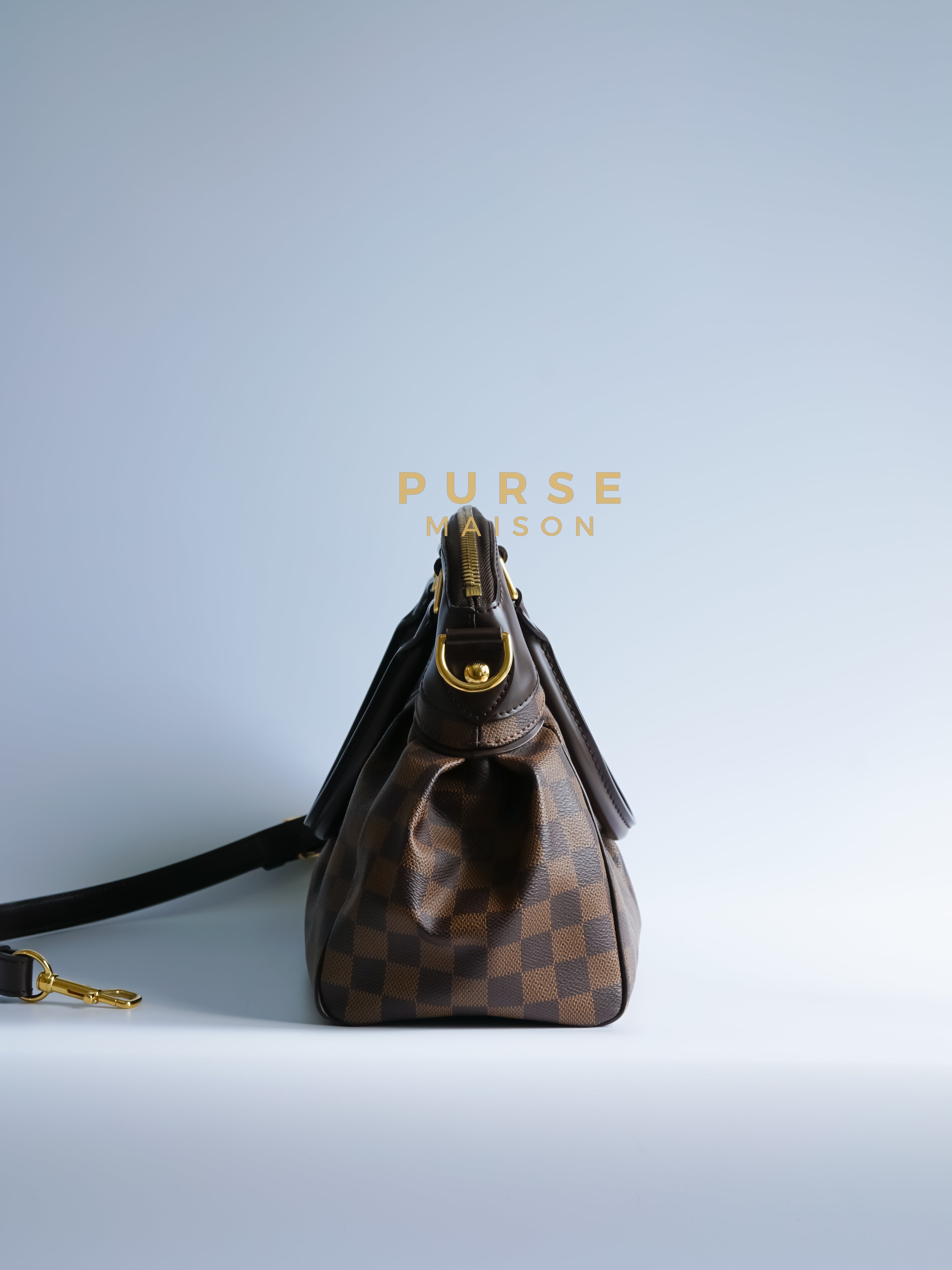 Trevi PM in Damier Ebene Canvas (Date code: TH4018) | Purse Maison Luxury Bags Shop