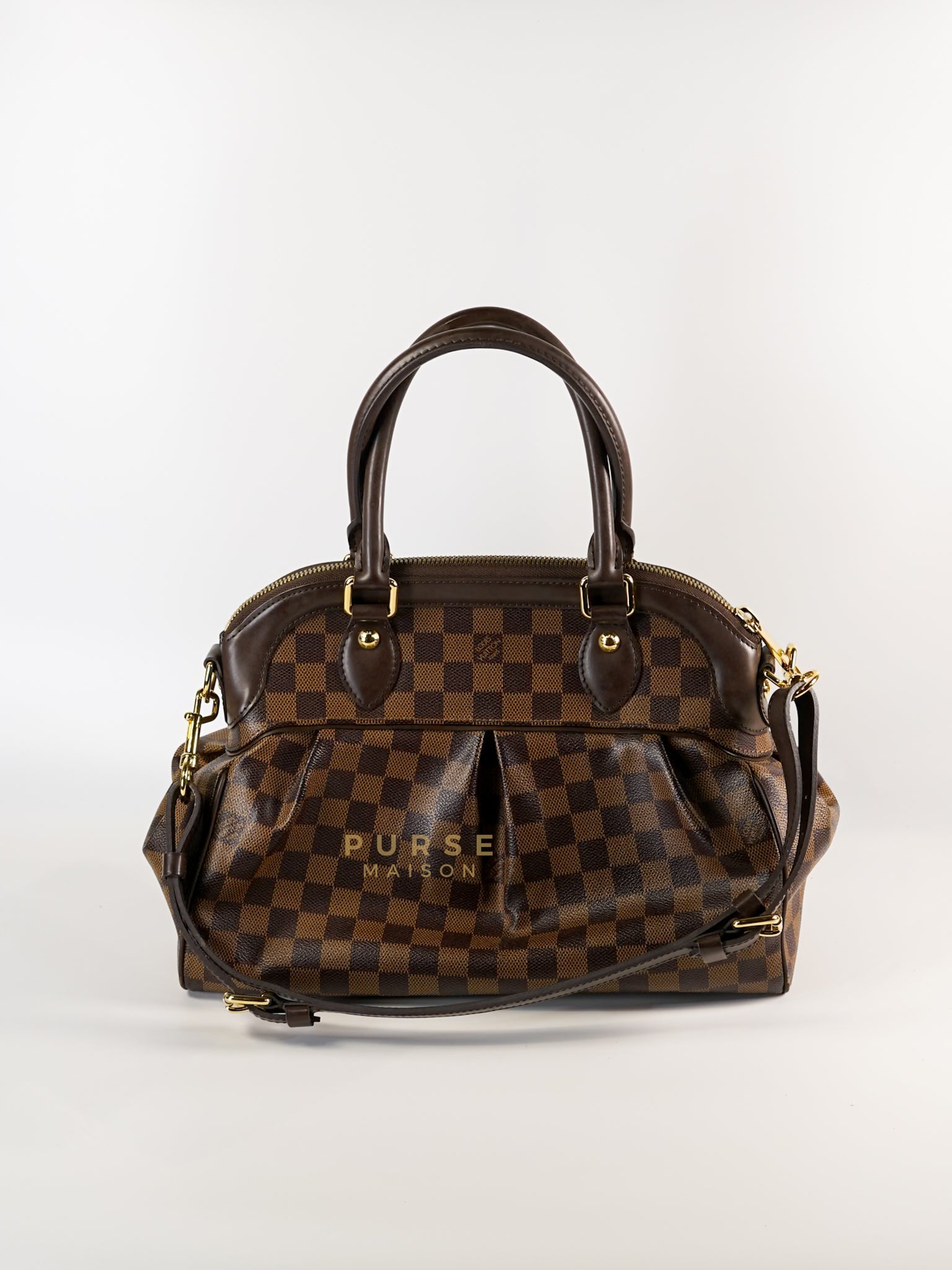 Trevi PM in Damier Ebene (Date code: FL0122) | Purse Maison Luxury Bags Shop