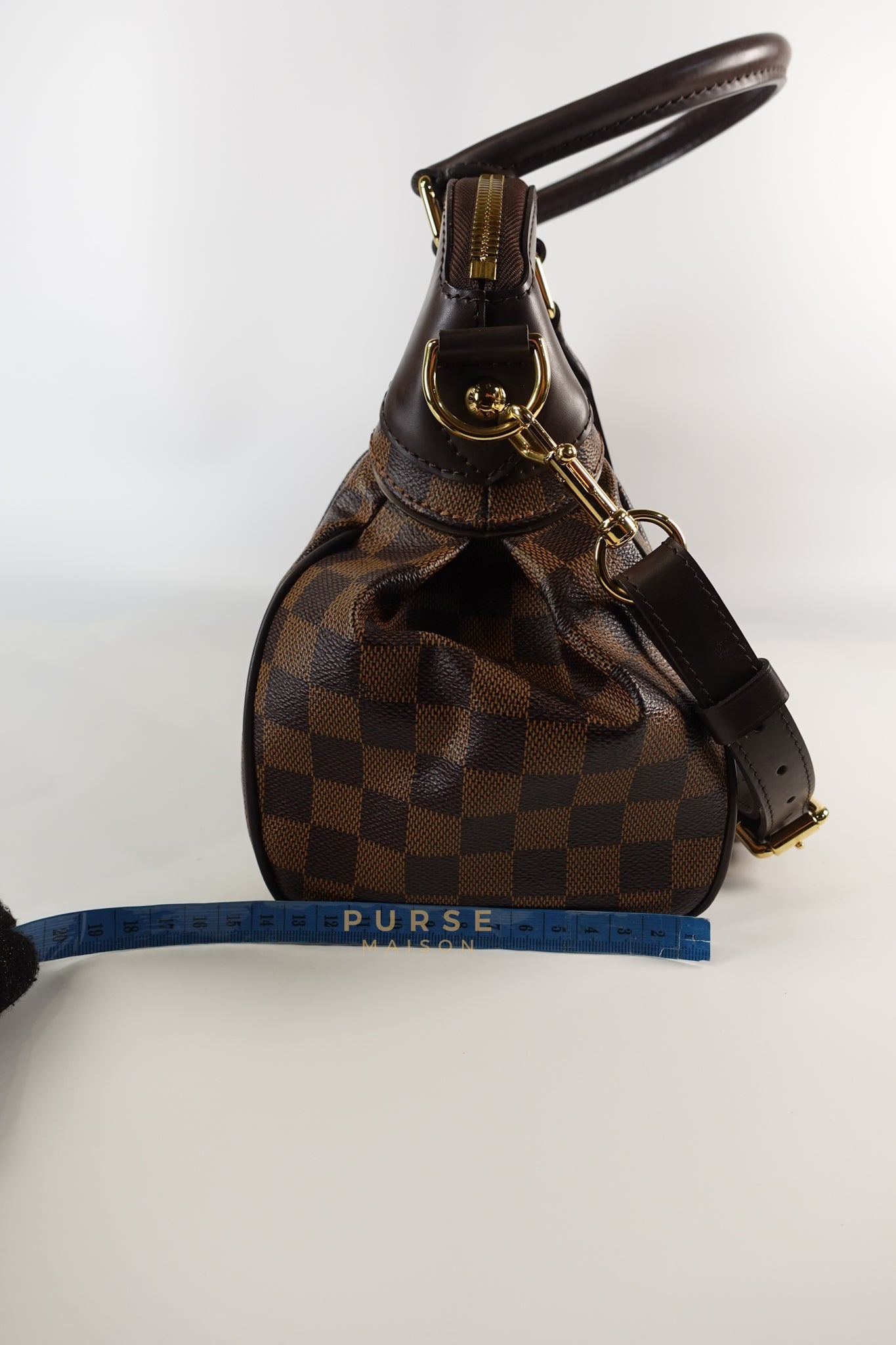 Trevi PM in Damier Ebene (Date code: FL0122) | Purse Maison Luxury Bags Shop