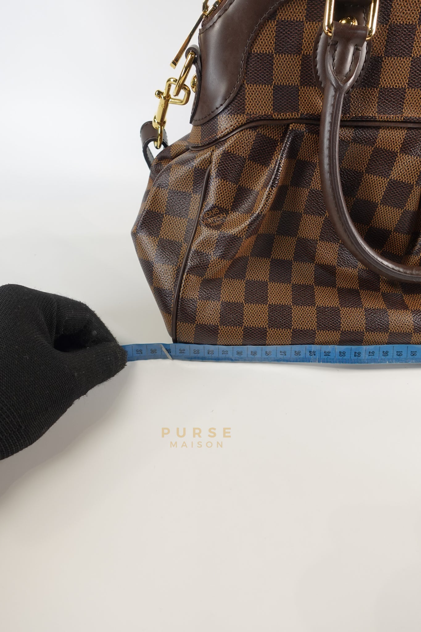 Trevi PM in Damier Ebene (Date code: FL0122) | Purse Maison Luxury Bags Shop