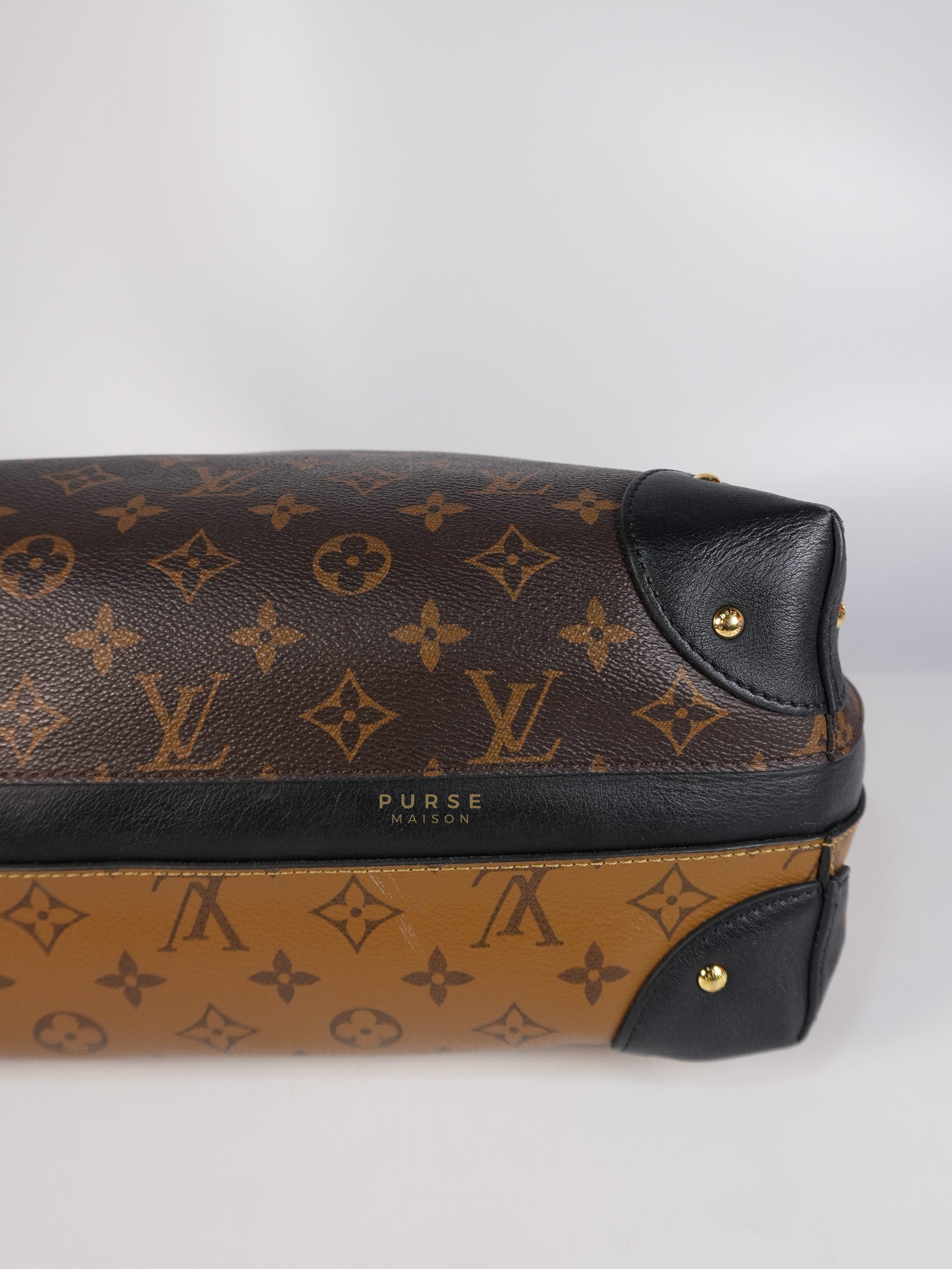 Triangle Softy in Reverse Monogram Canvas (Date Code: FO2127) | Purse Maison Luxury Bags Shop