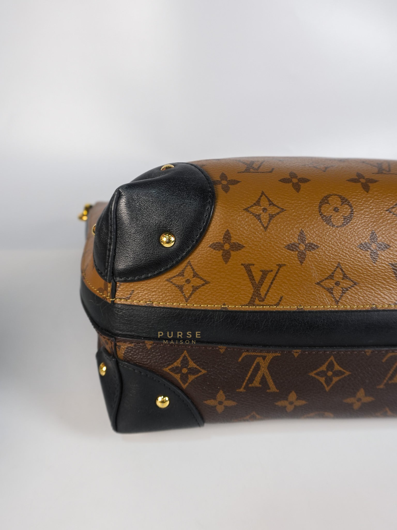 Triangle Softy in Reverse Monogram Canvas (Date Code: FO2127) | Purse Maison Luxury Bags Shop