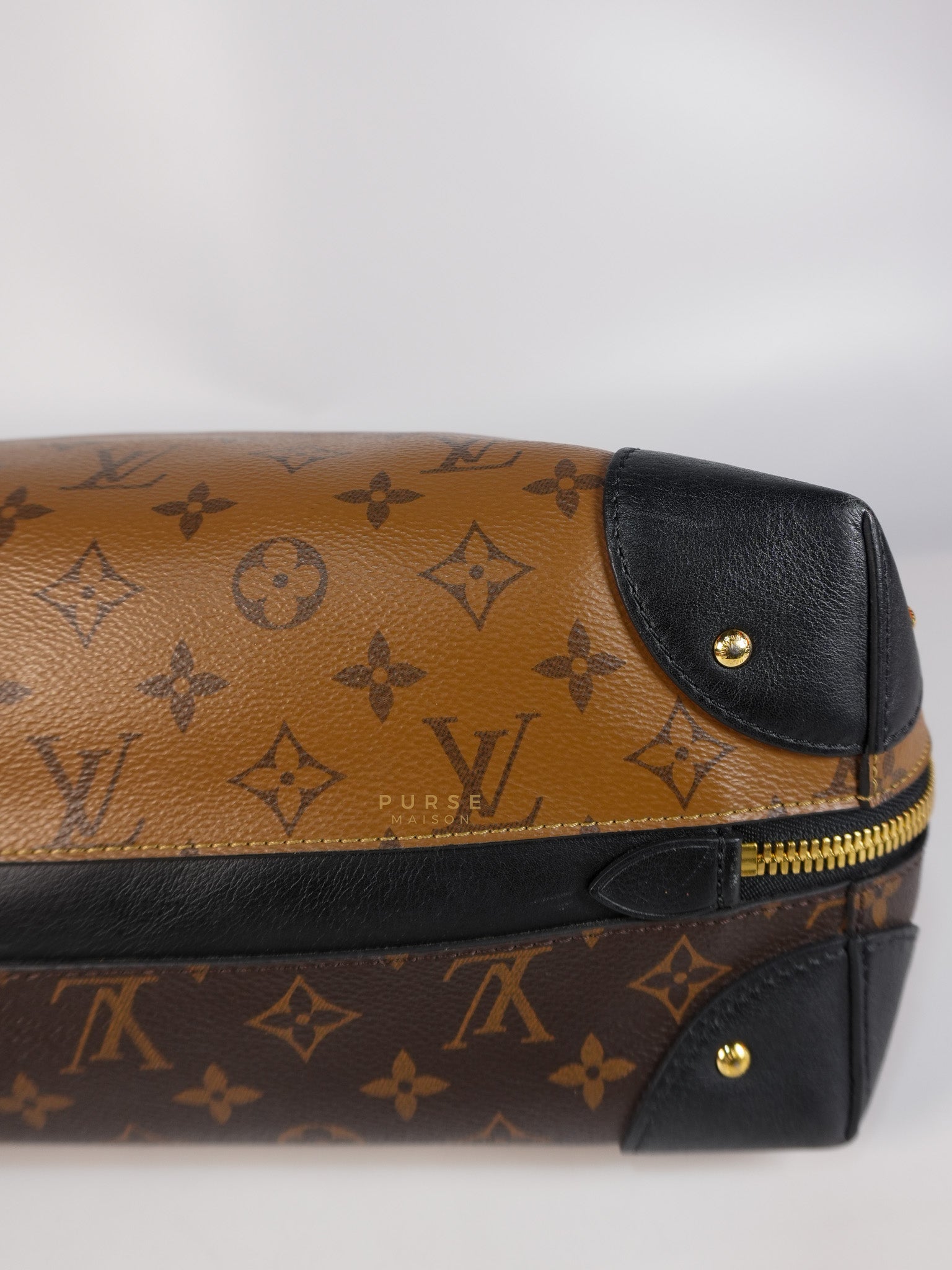 Triangle Softy in Reverse Monogram Canvas (Date Code: FO2127) | Purse Maison Luxury Bags Shop