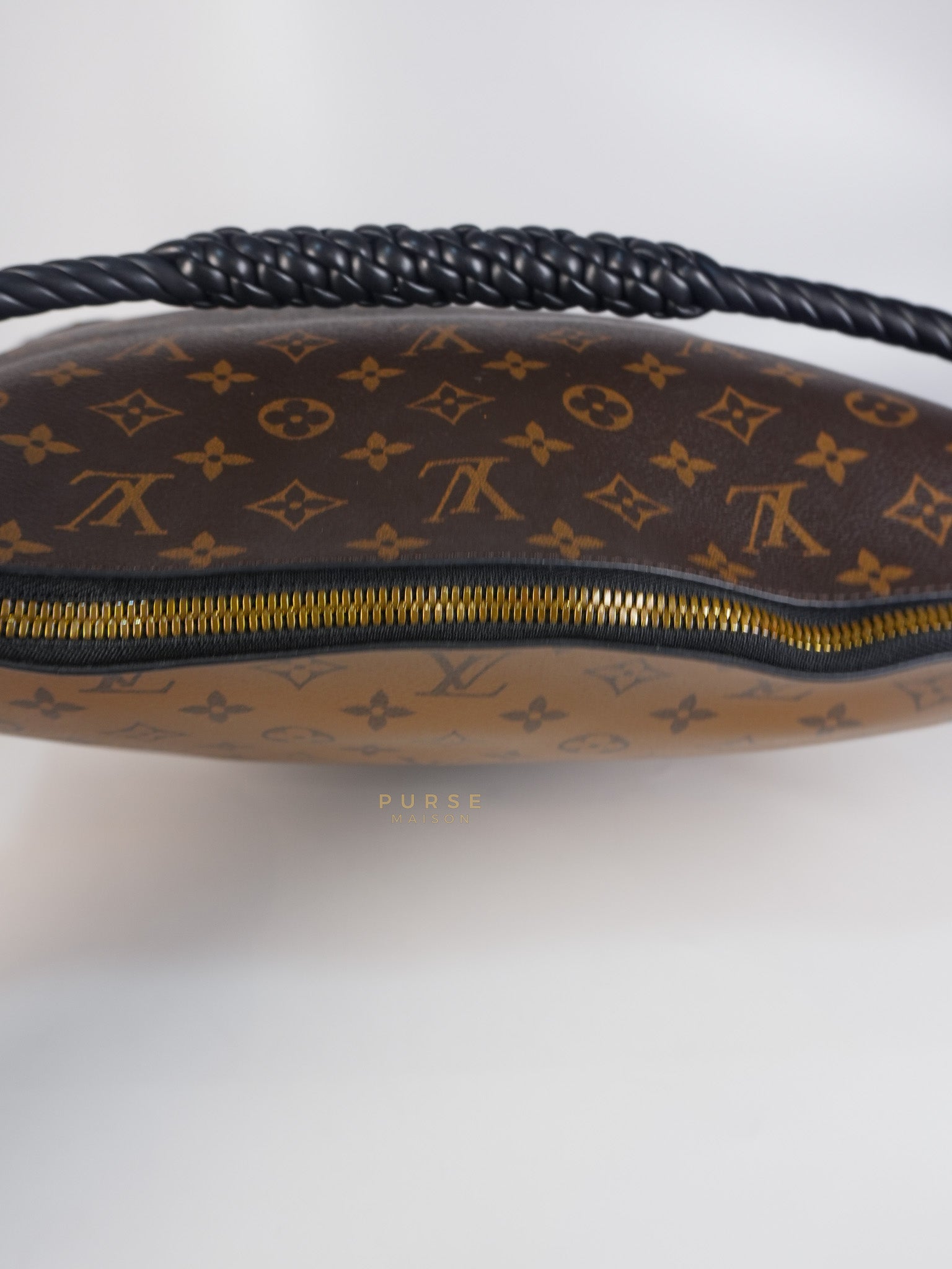 Triangle Softy in Reverse Monogram Canvas (Date Code: FO2127) | Purse Maison Luxury Bags Shop