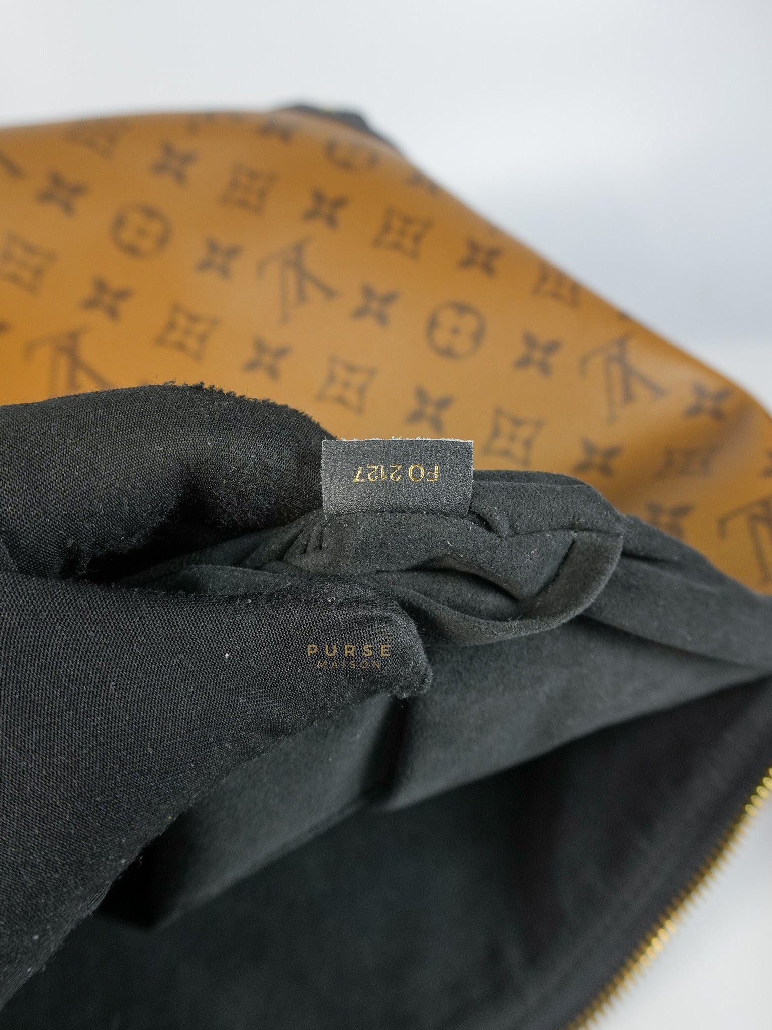 Triangle Softy in Reverse Monogram Canvas (Date Code: FO2127) | Purse Maison Luxury Bags Shop